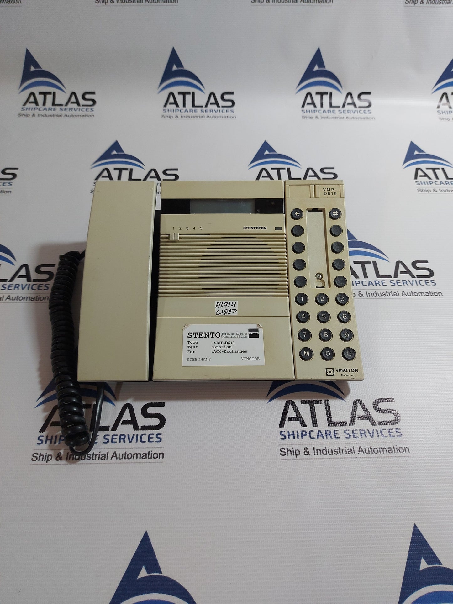 VINGTOR-STENTO VMP-D619 MASTER STATION W/HANDSET REV: 02.23
