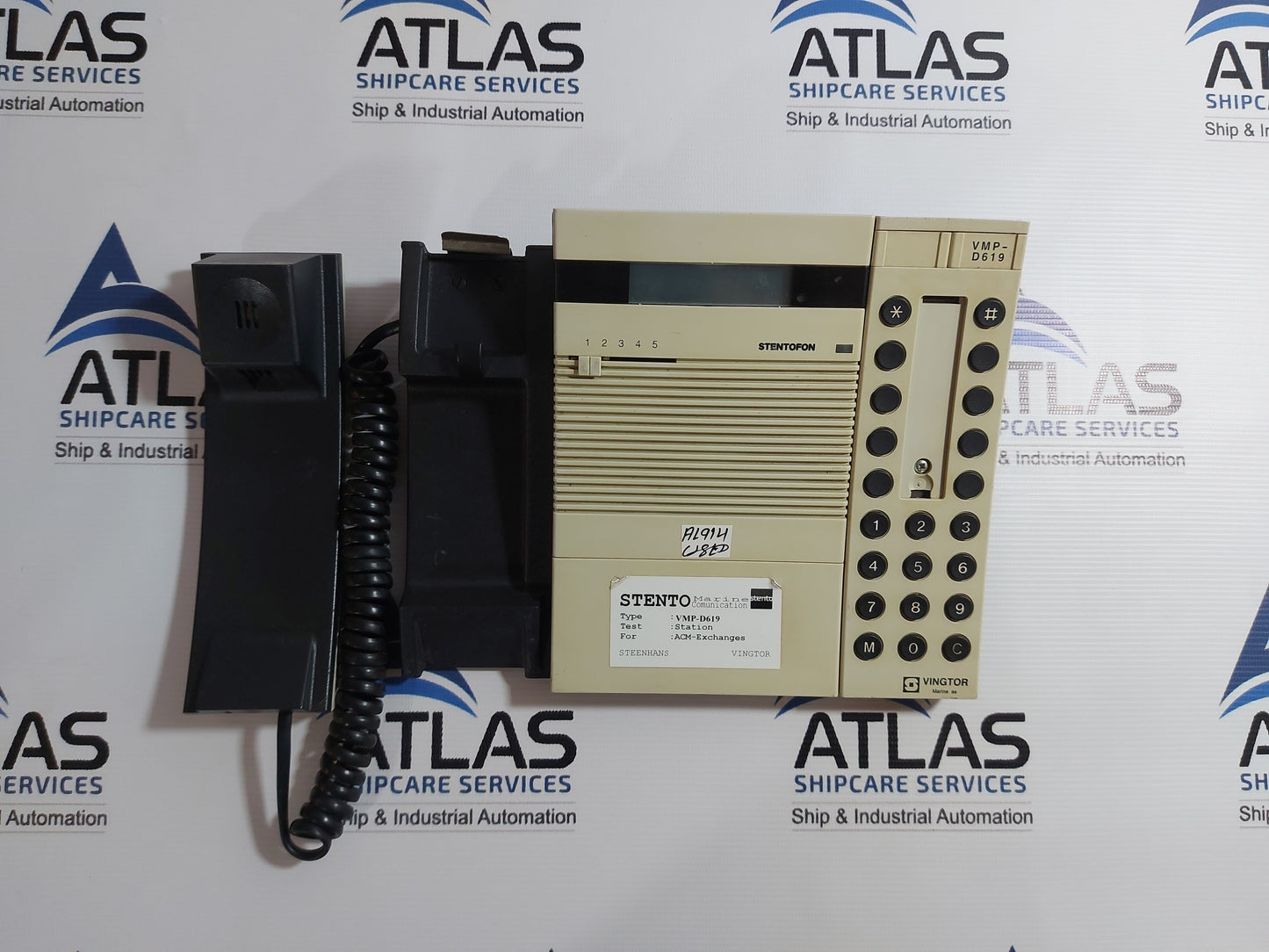 VINGTOR-STENTO VMP-D619 MASTER STATION W/HANDSET REV: 02.23