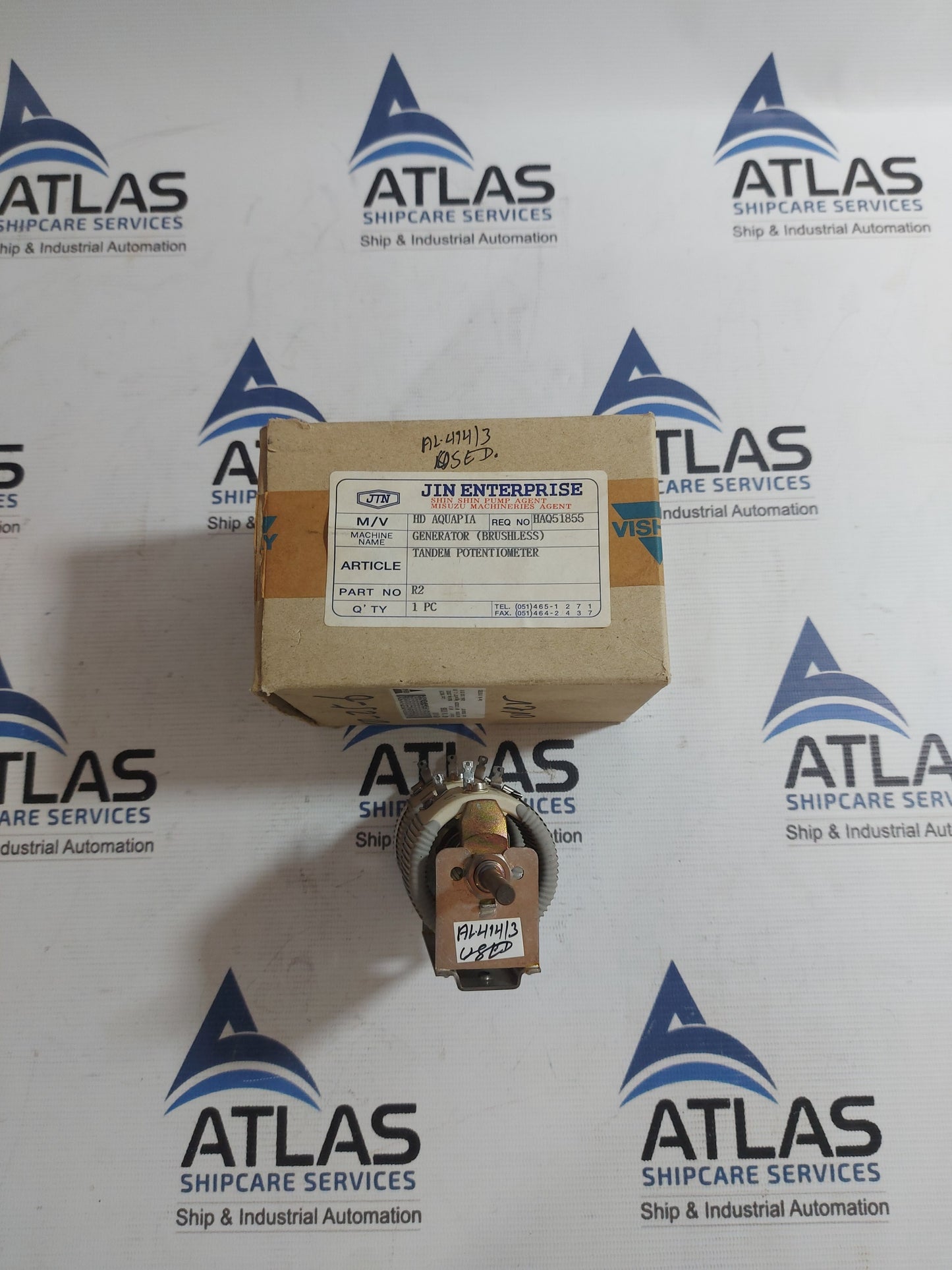 VISHAY R2P 40 50 4R7 +/-10% TANDEM POTENTIOMETER GENERATOR BRUSHLESS PART