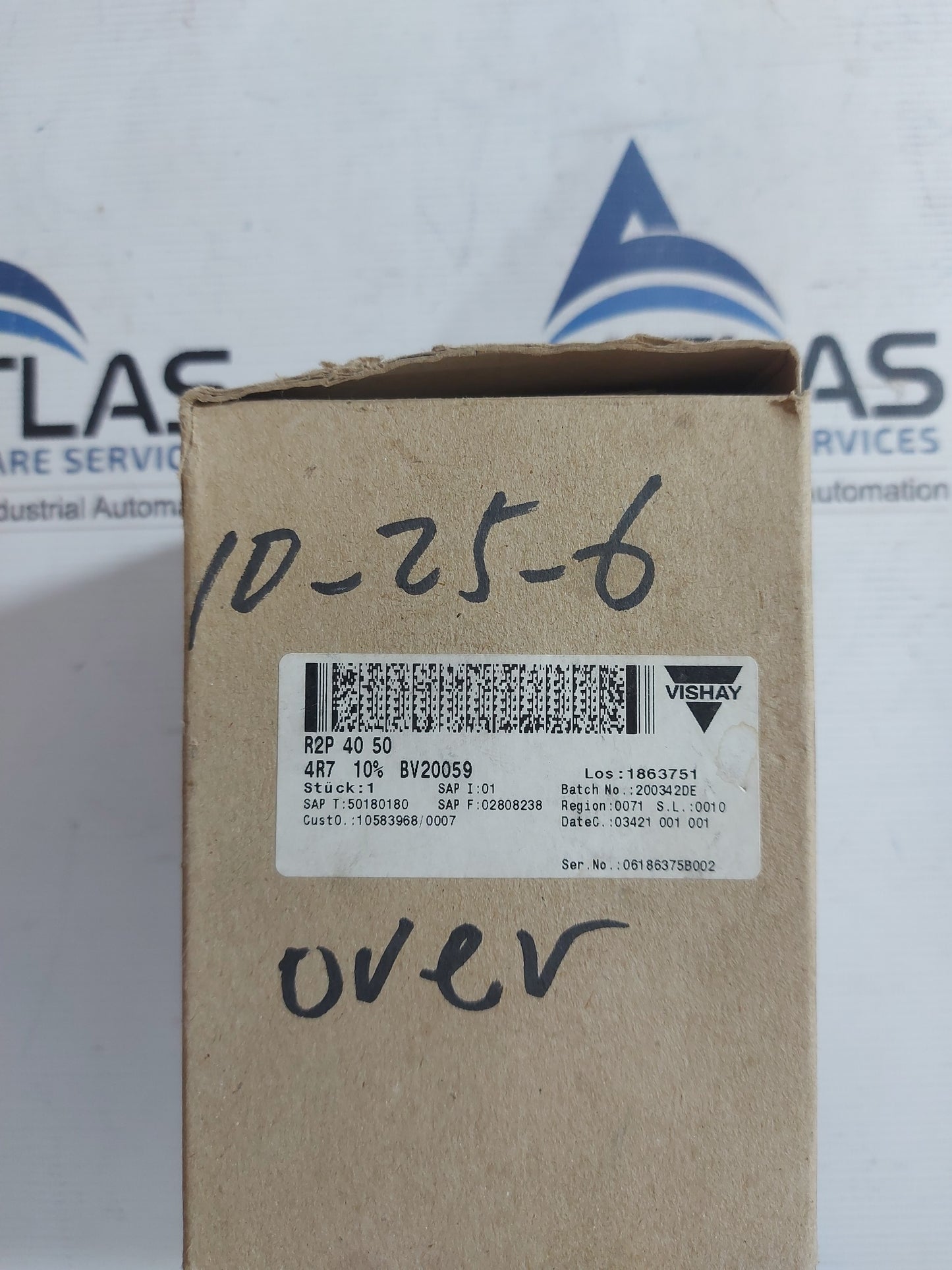 VISHAY R2P 40 50 4R7 +/-10% TANDEM POTENTIOMETER GENERATOR BRUSHLESS PART