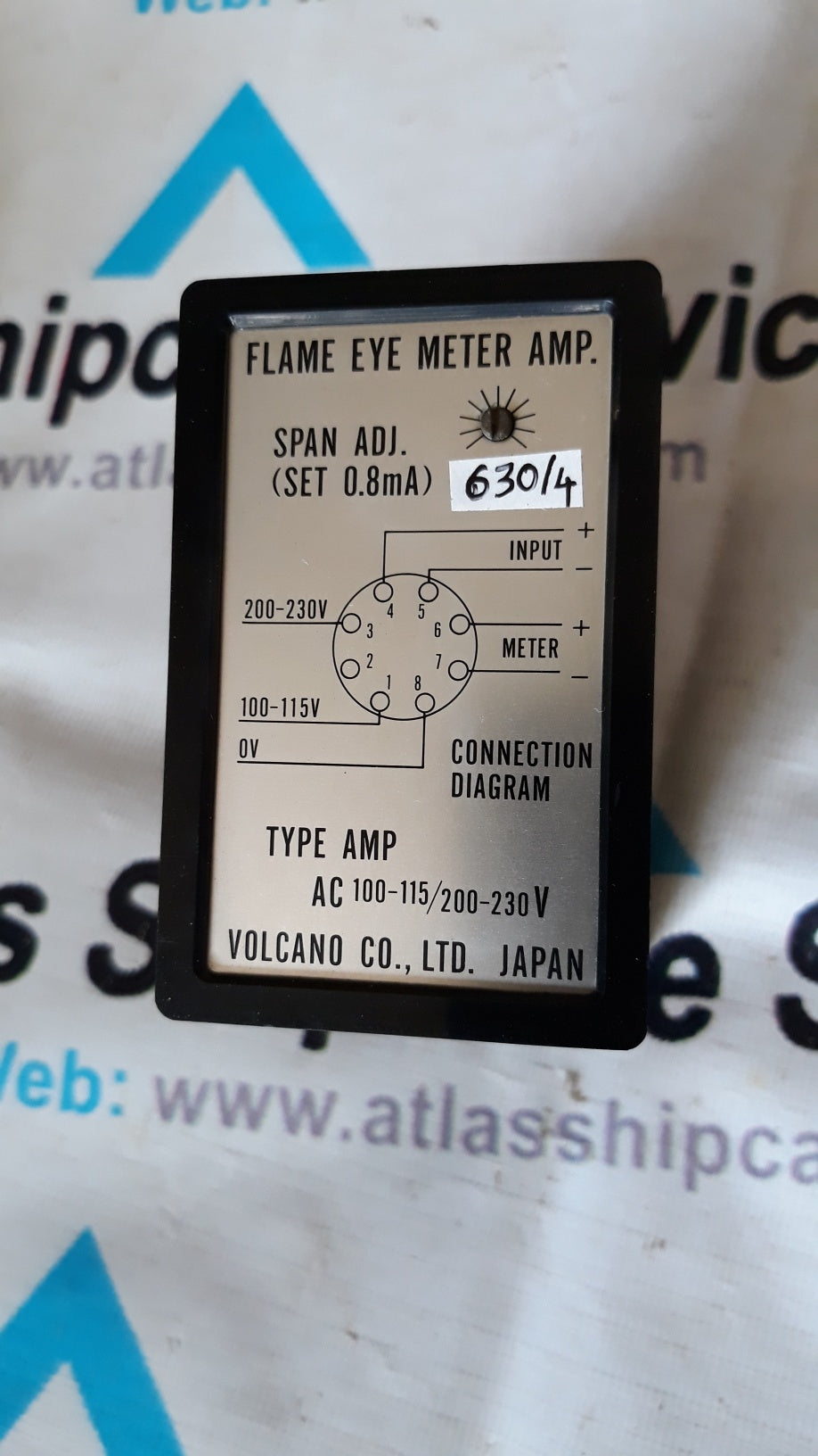 VOLCANO FLAME EYE METER AMP