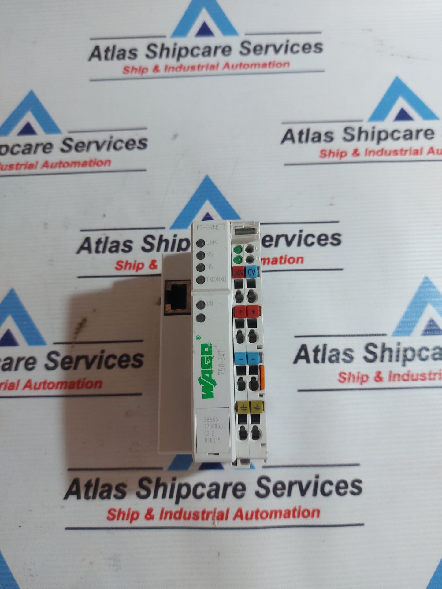 WAGO 750-341 FIELDBUS COUPLER ETHERNET CONTROLLER