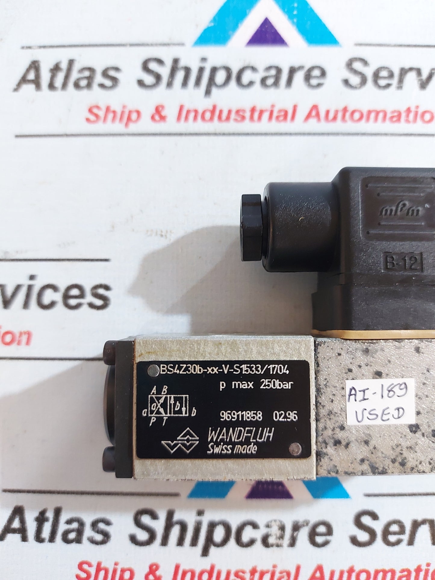 WANDFLUH BS4Z30B-XX-V-S1533/1704 SOLENOID VALVE