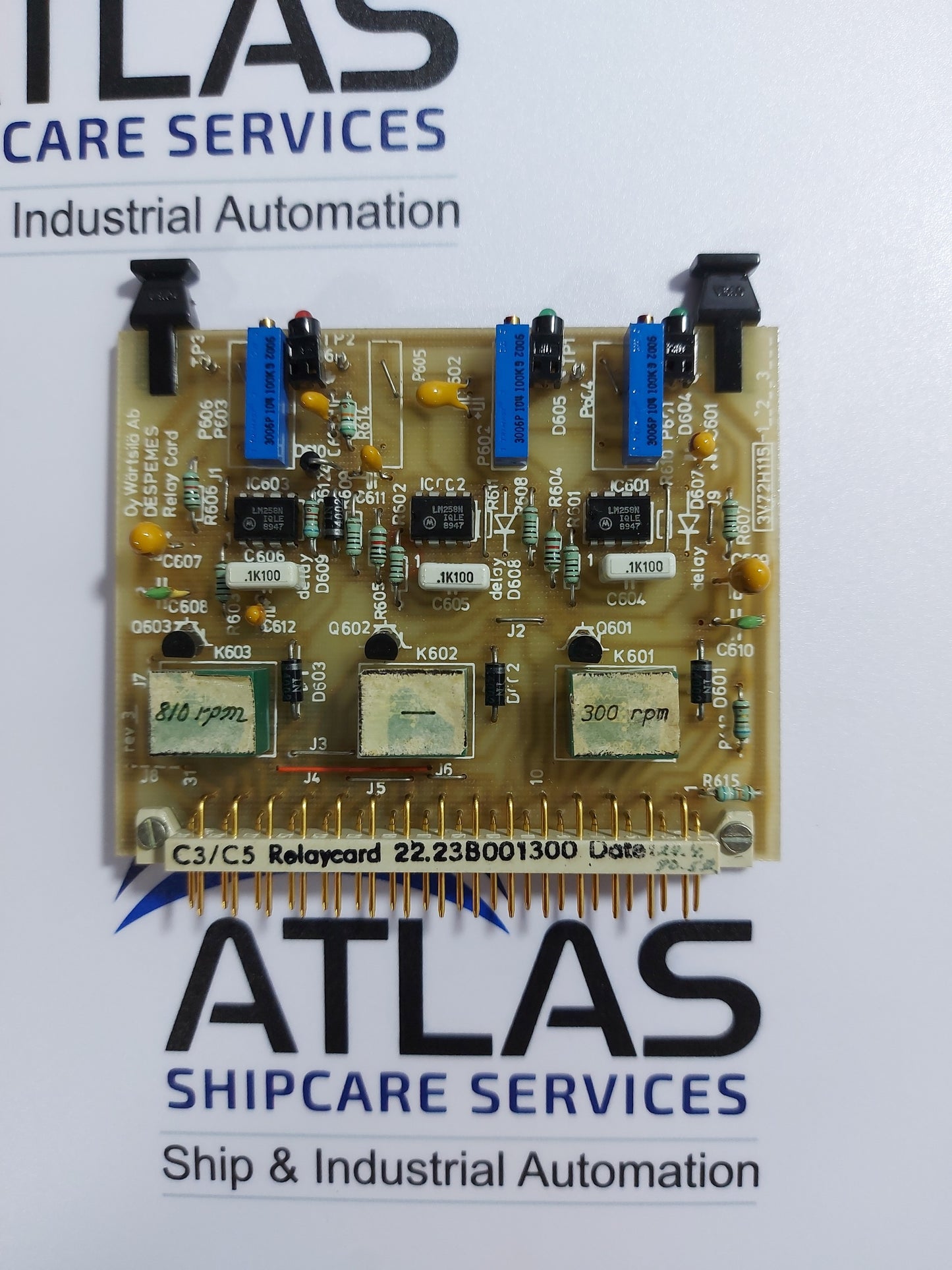 WARTSILA AB DESPEMES ENGINE CONTROLLER/DC-DC CARD/NTC CARD/RELAY CARD/NDE CARD