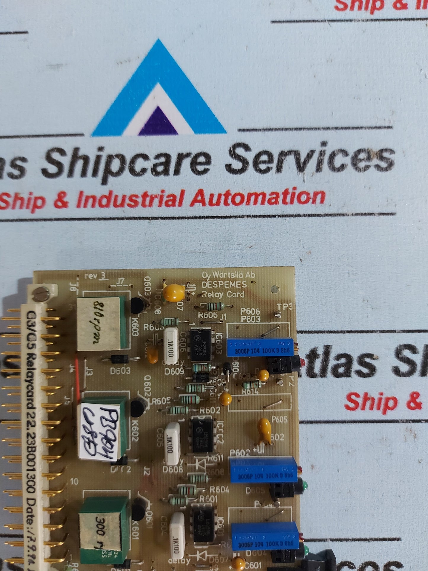 WARTSILA C3/C5 RELAY CARD 22.23B00B1300