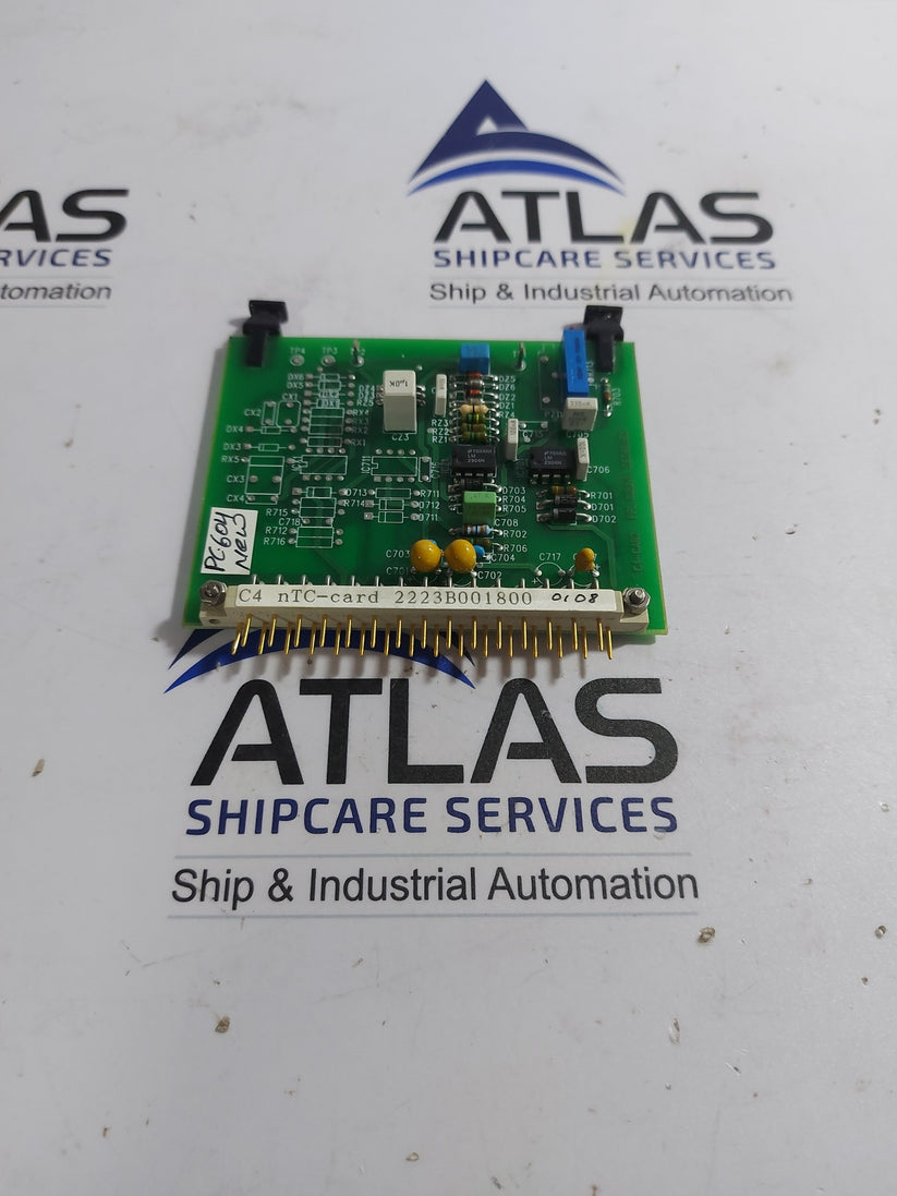 WARTSILA C4 NTC-CARD 2223B001800 PCB CIRCUIT – Atlas Shipcare Services