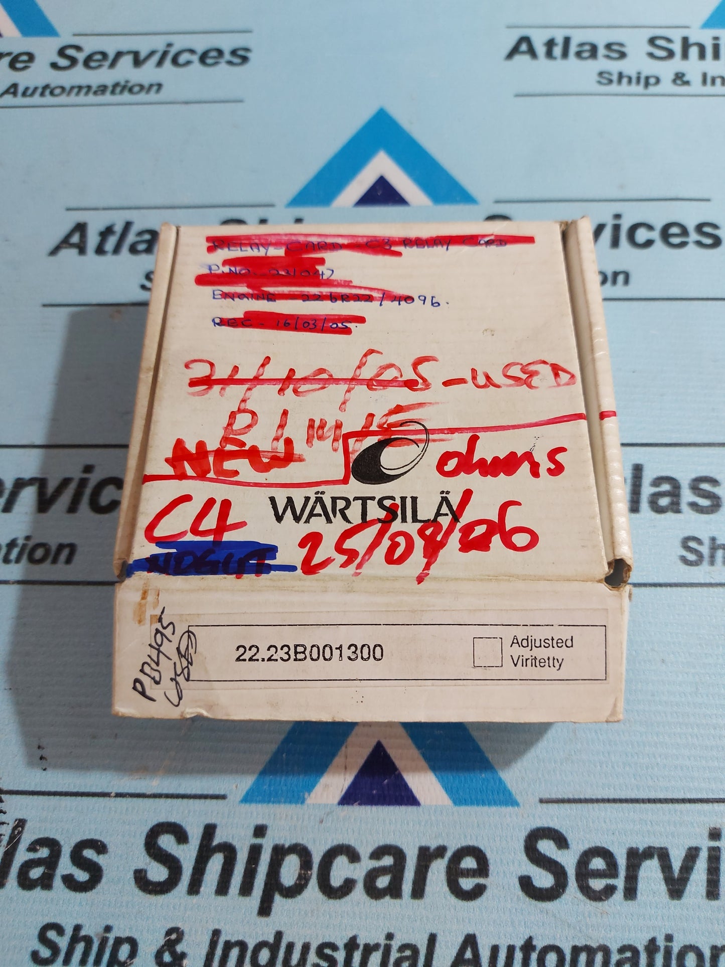 WARTSILA C4 nTC-CARD 22.23B001300 3V72H126