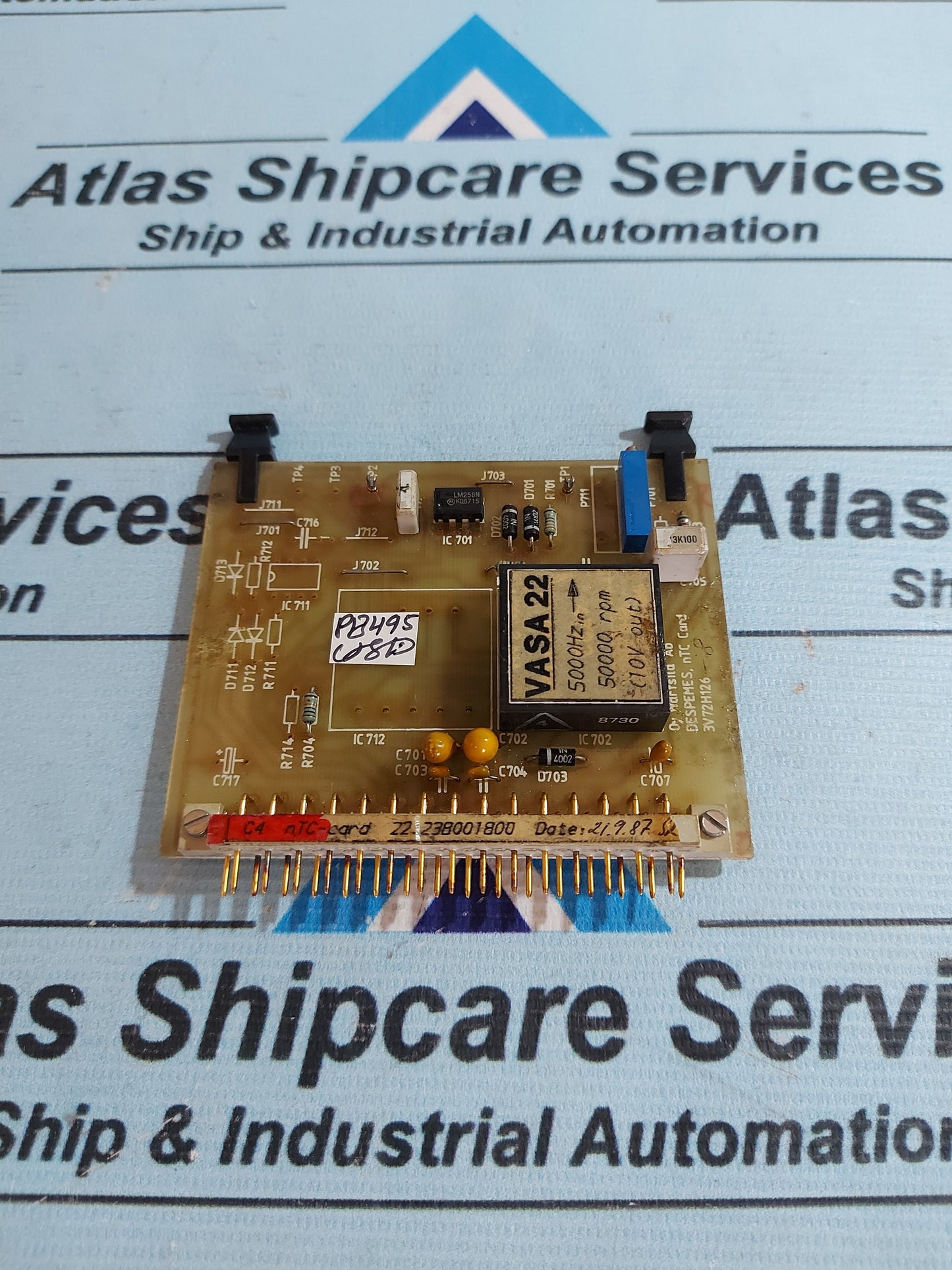 WARTSILA C4 nTC-CARD 22.23B001300 3V72H126