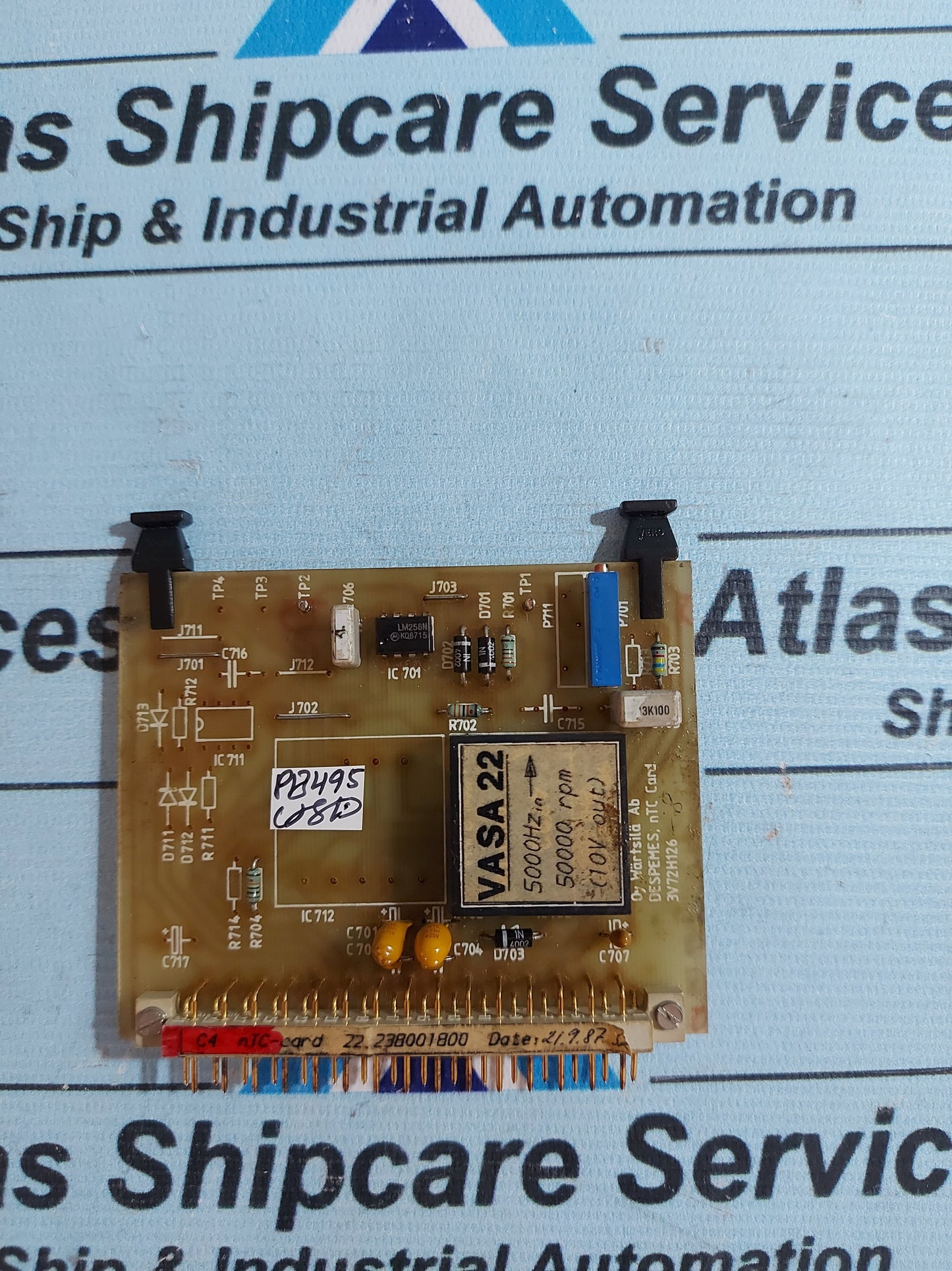 WARTSILA C4 nTC-CARD 22.23B001300 3V72H126