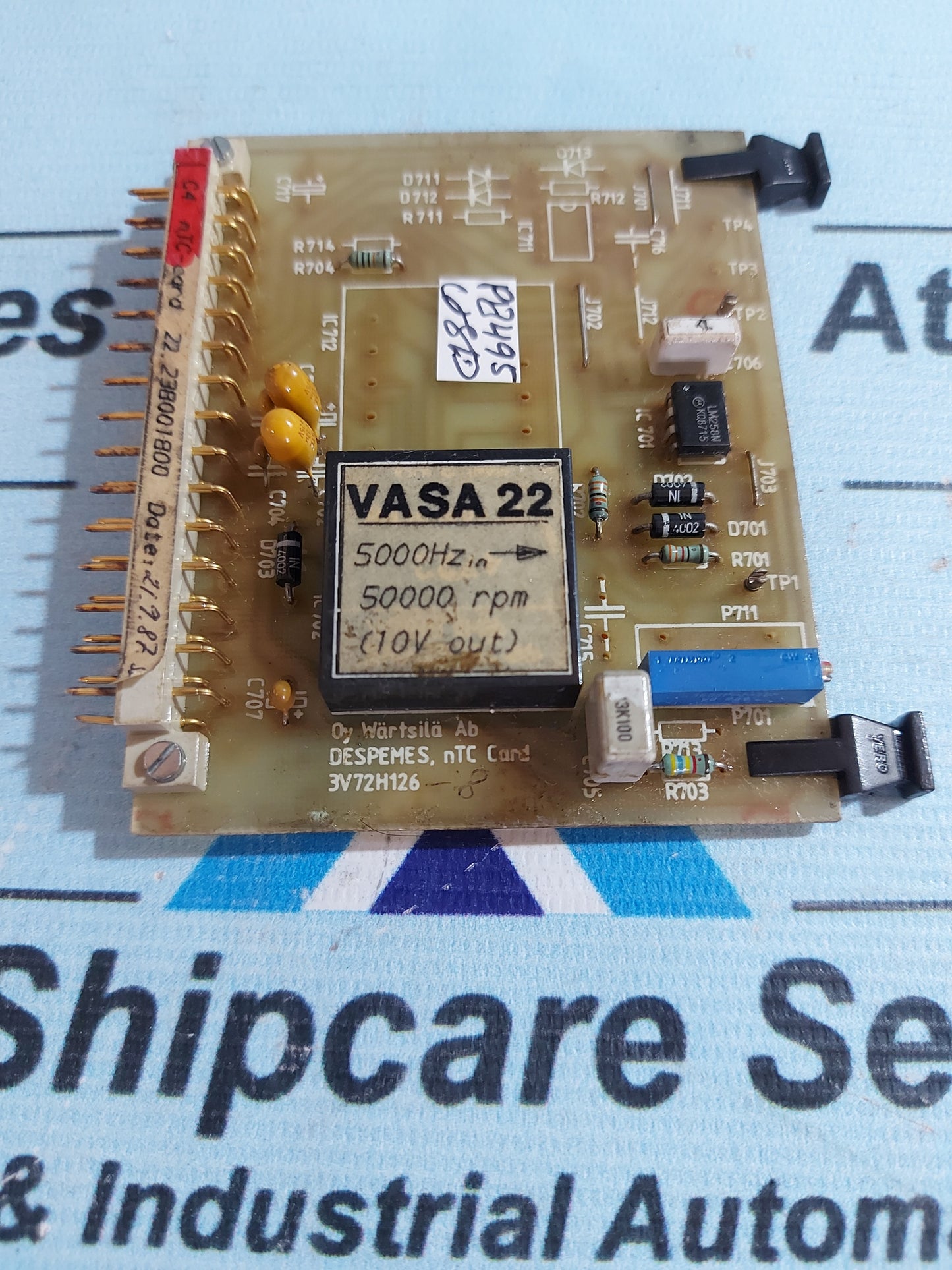 WARTSILA C4 nTC-CARD 22.23B001300 3V72H126