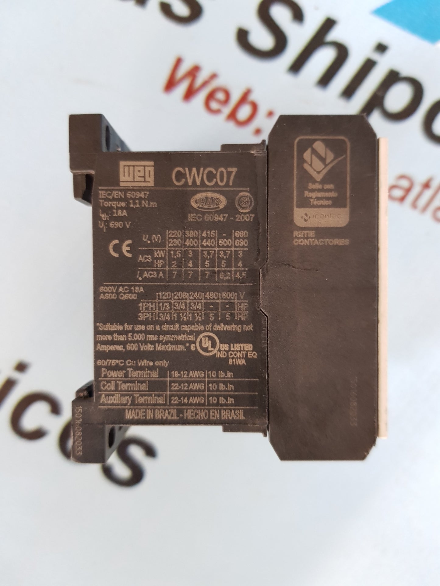 WEG CWC07.10E CONTACTOR