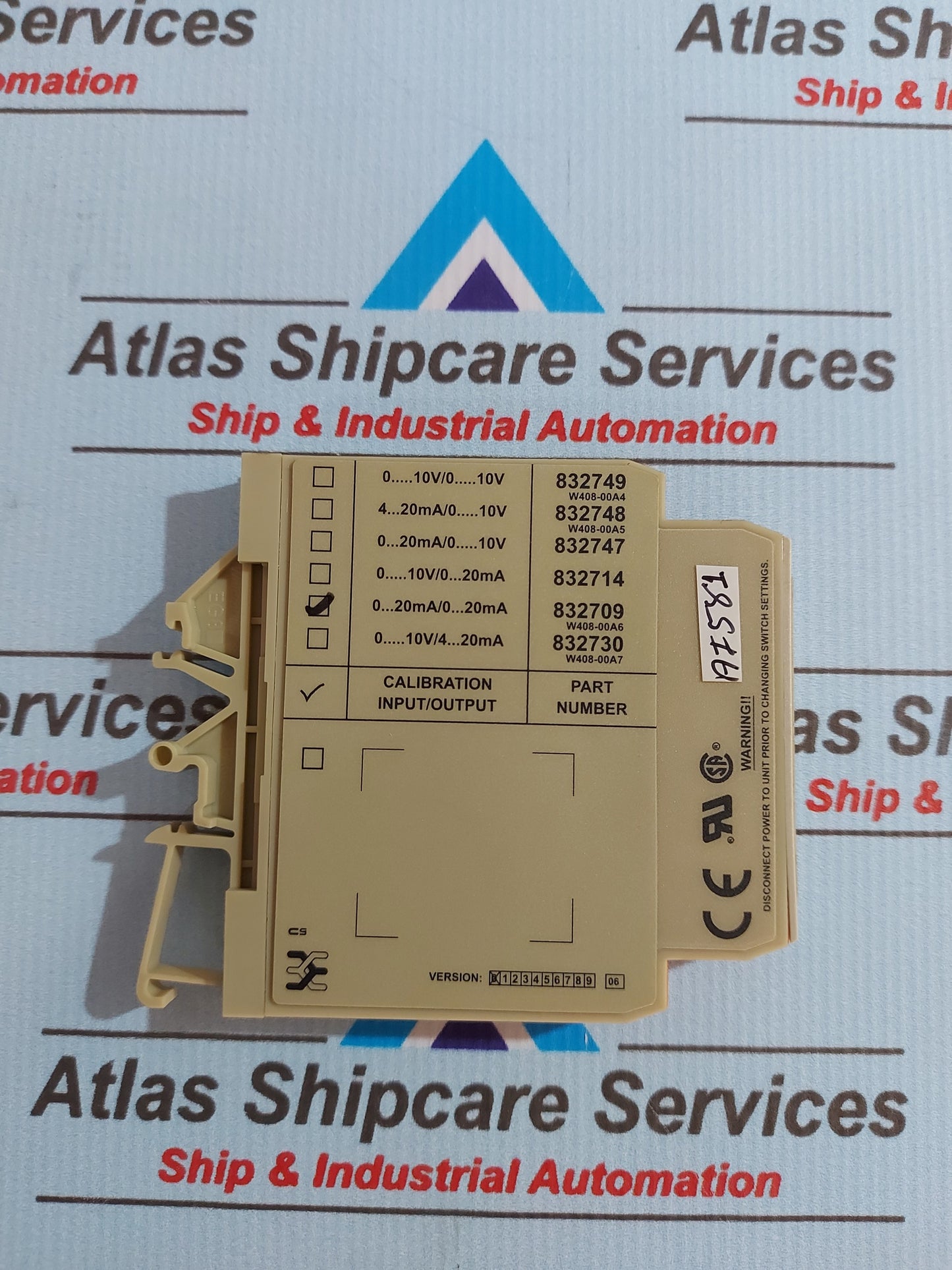 WEIDMULLER 832709 W408-00A6 UPAC ANALOGUE ISOLATOR