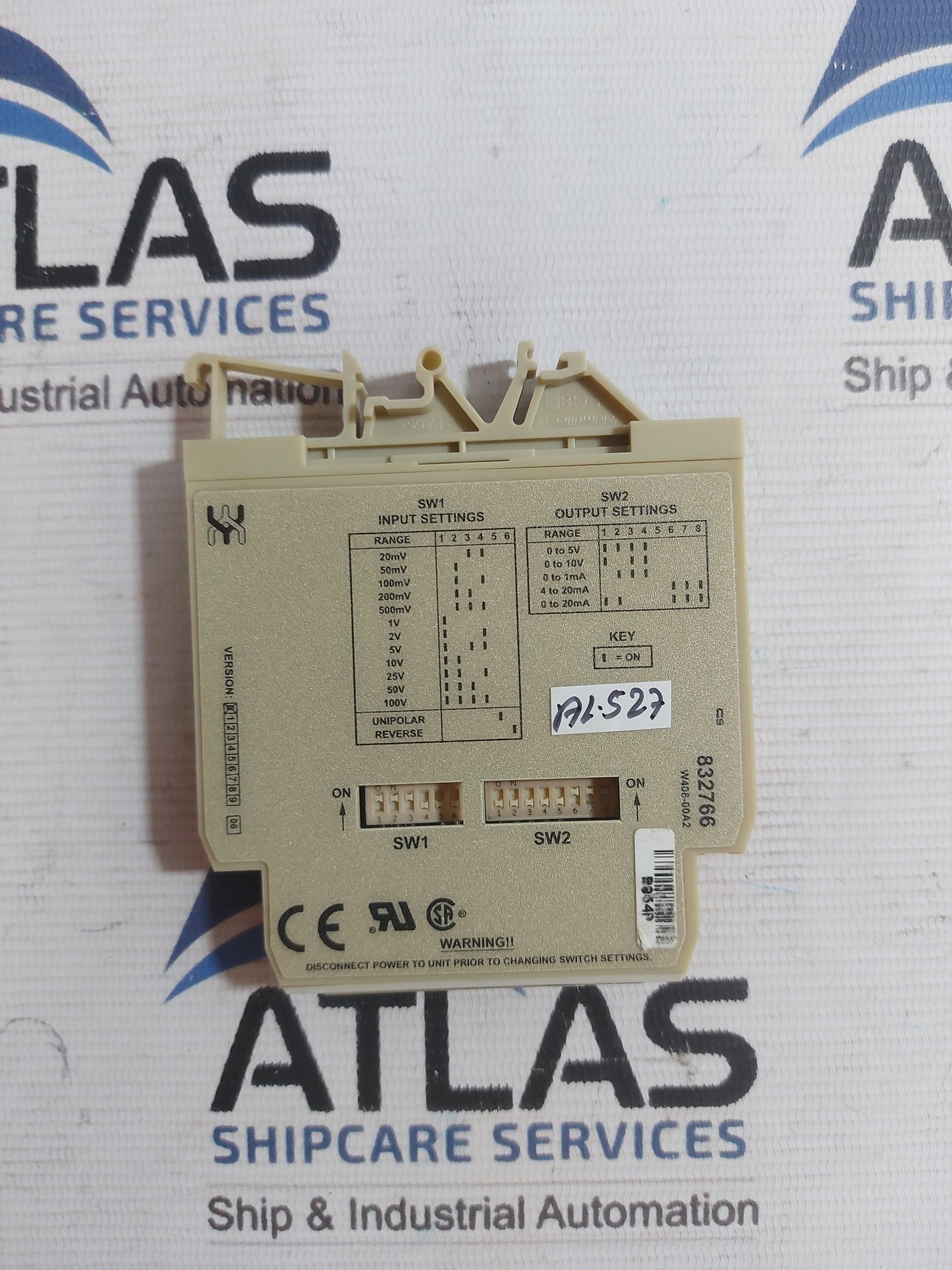 WEIDMULLER 832766 UPAC ANALOGUE ISOLATOR