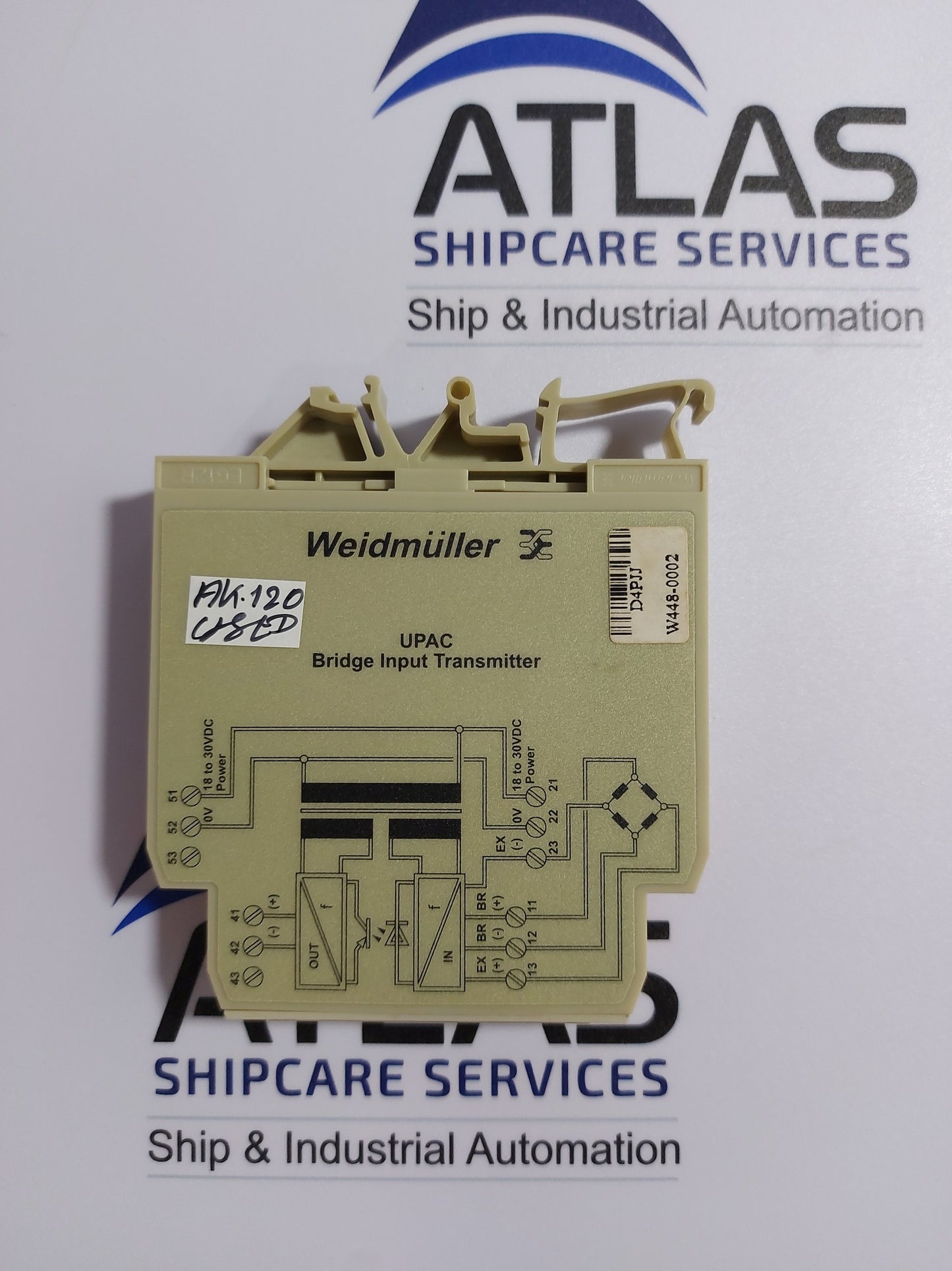 WEIDMULLER UPAC 828843 BRIDGE INPUT TRANSMITTER