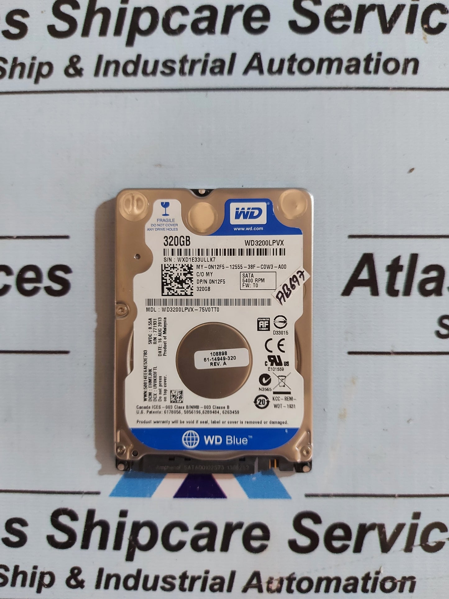 WESTERN DIGITAL WD3200LPVX BLUE 320GB INTERNAL HARD DISK