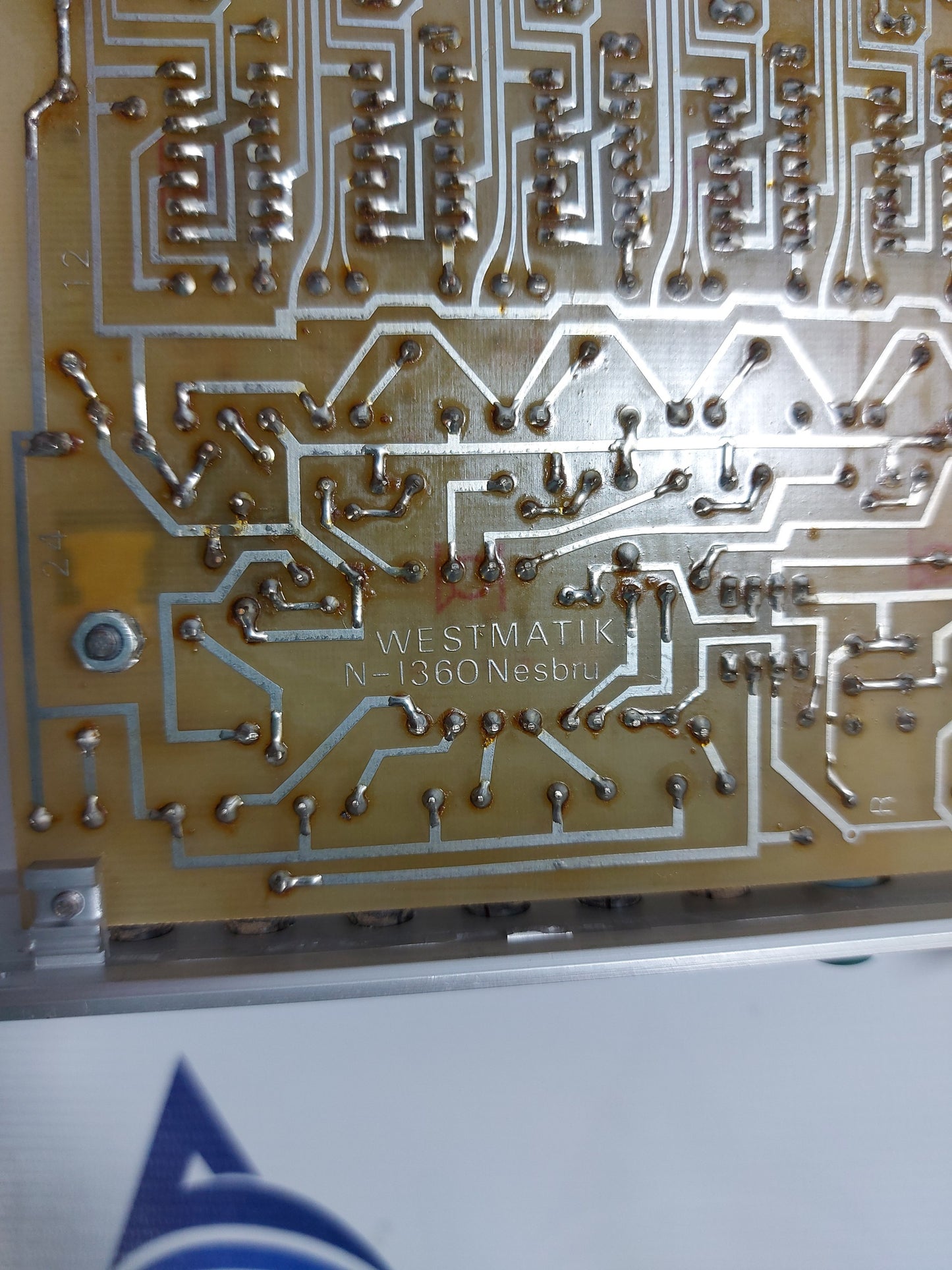 WESTMATIK N-1360 NESBRU D 607-6B ALARM CARD