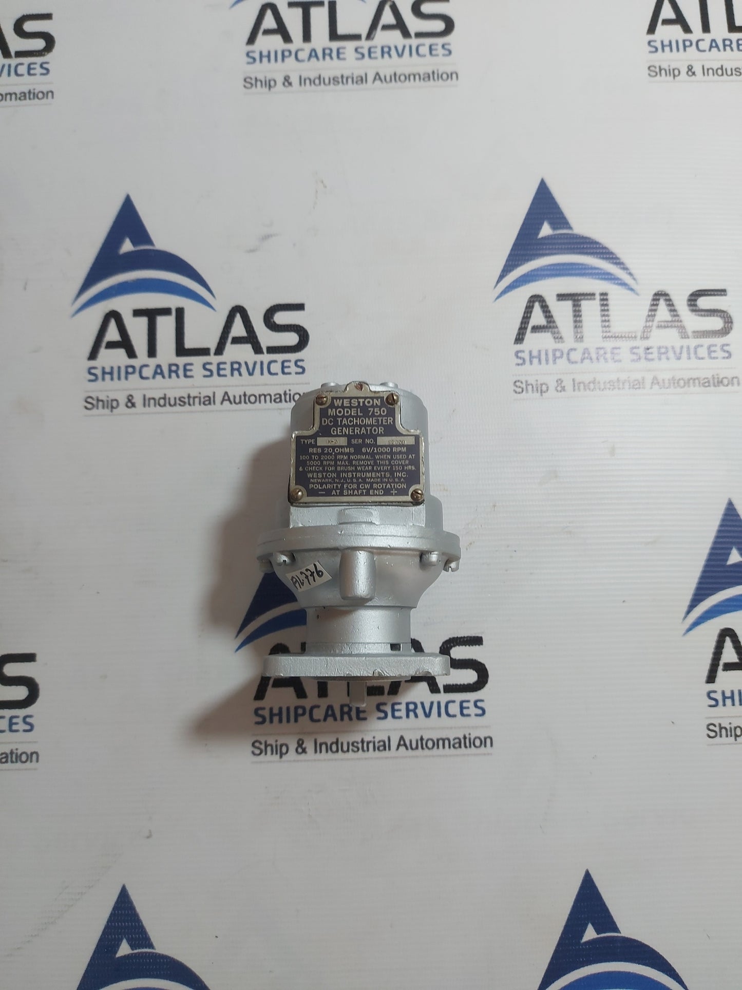 WESTON 750 DC TYPE-K3 TACHOMETER GENERATOR