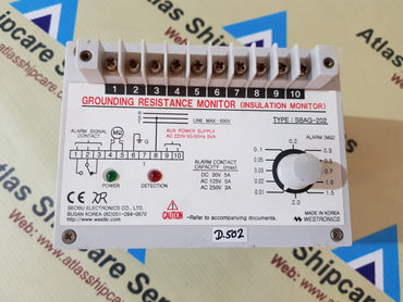 WESTRONICS SBAG-202 GROUNDING RESISTANCE MONITOR