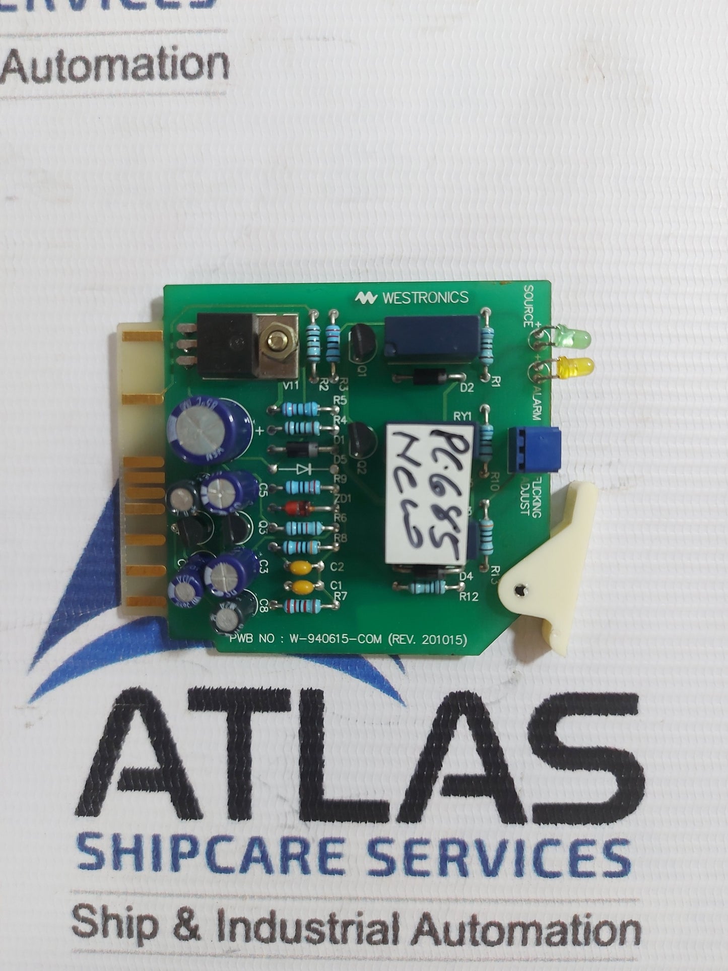 WESTRONICS W-940615-COM PCB CARD REV 201015