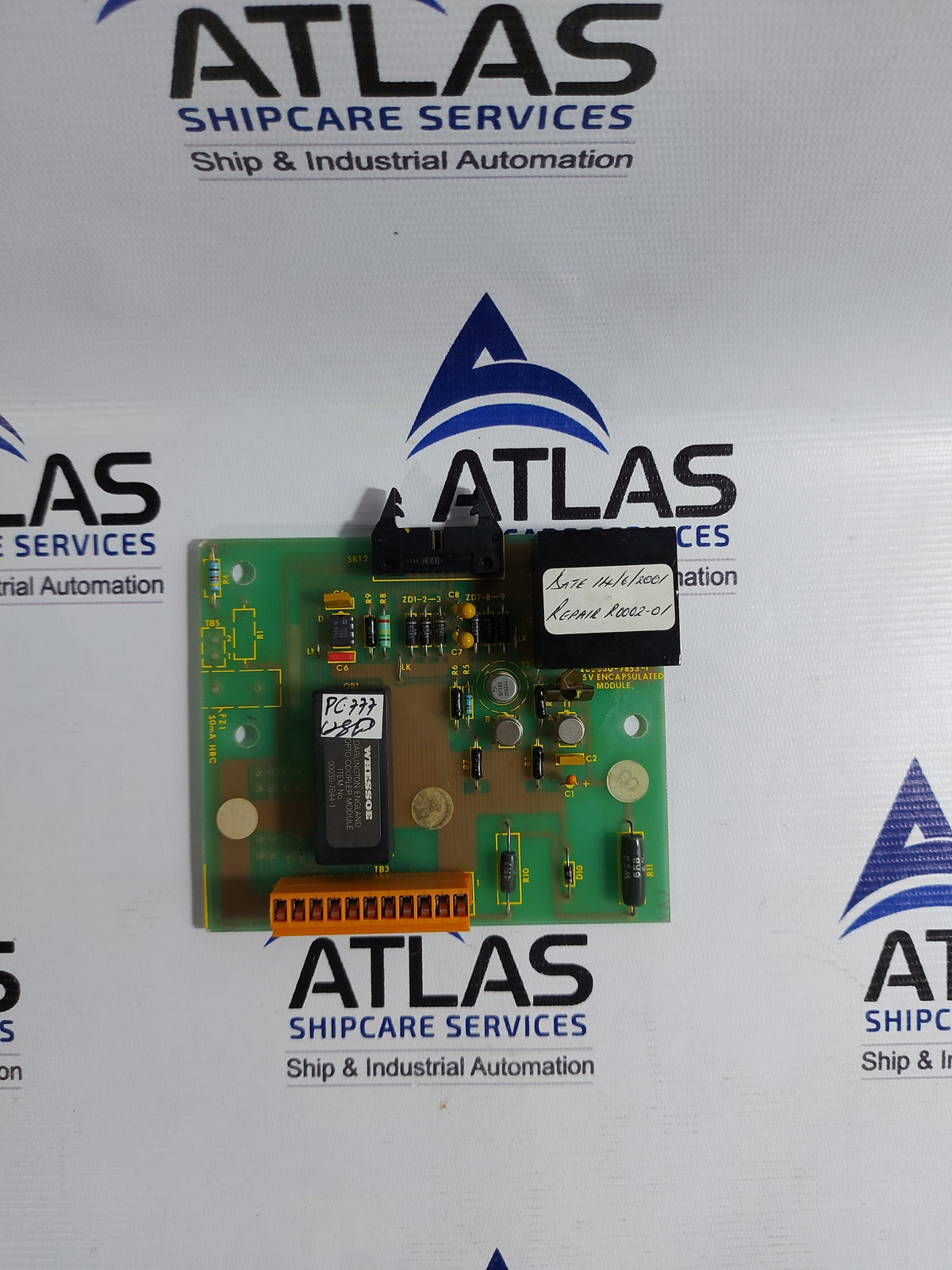 WHESSOE 00030-7852-1 PCB CARD 00552-7598-1