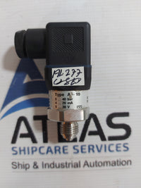 WIKA A-10 PRESSURE SENSOR 12834131 40Bar 4-20mA