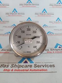 WIKA EN 13190 TEMPERATURE GAUGE 0-400'C