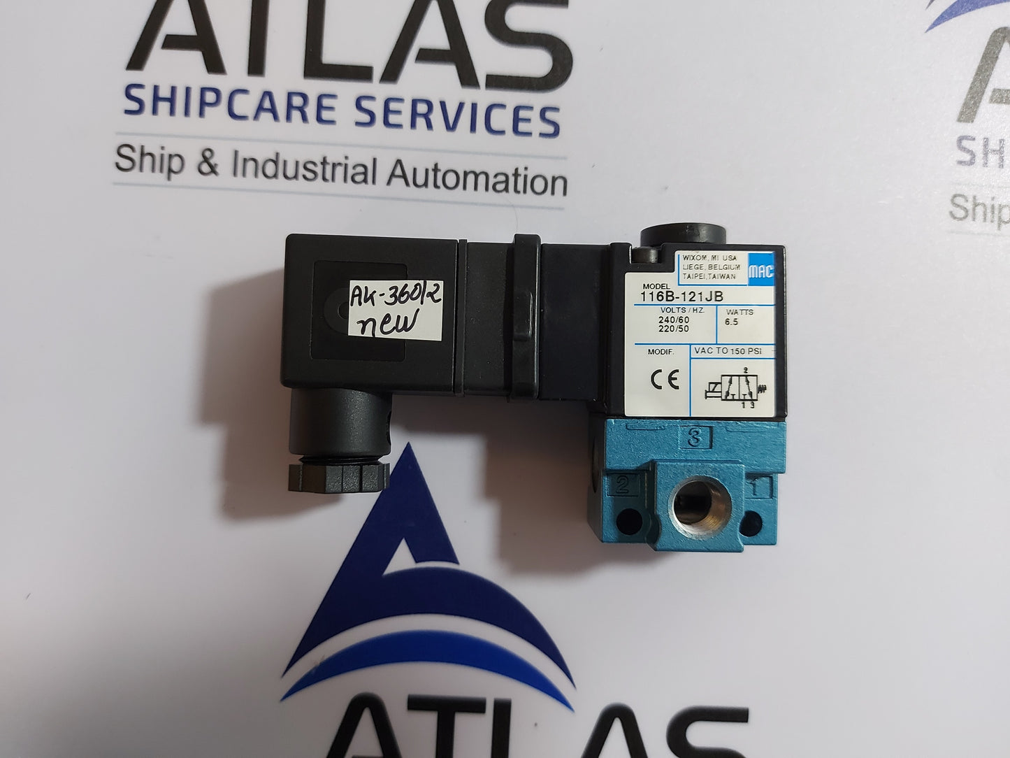 WIXOM 116B-121JB SOLENOID VALVE