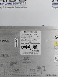 WOODWARD 2301D DIGITAL LOAD SHARING & SPEED CONTROL 8273-501 REV.G