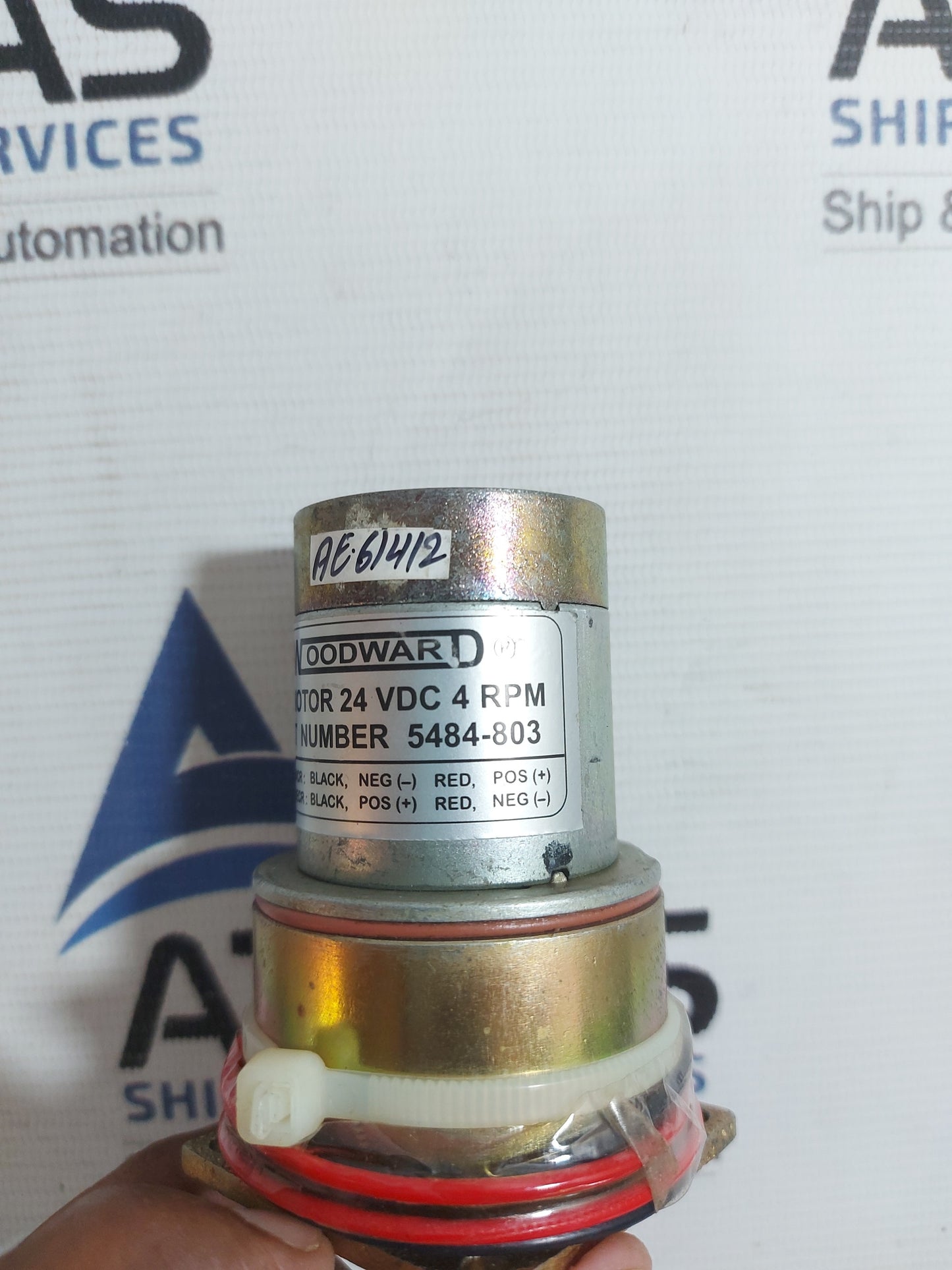 WOODWARD 5484-803 PM MOTOR 24 VDC 4 RPM