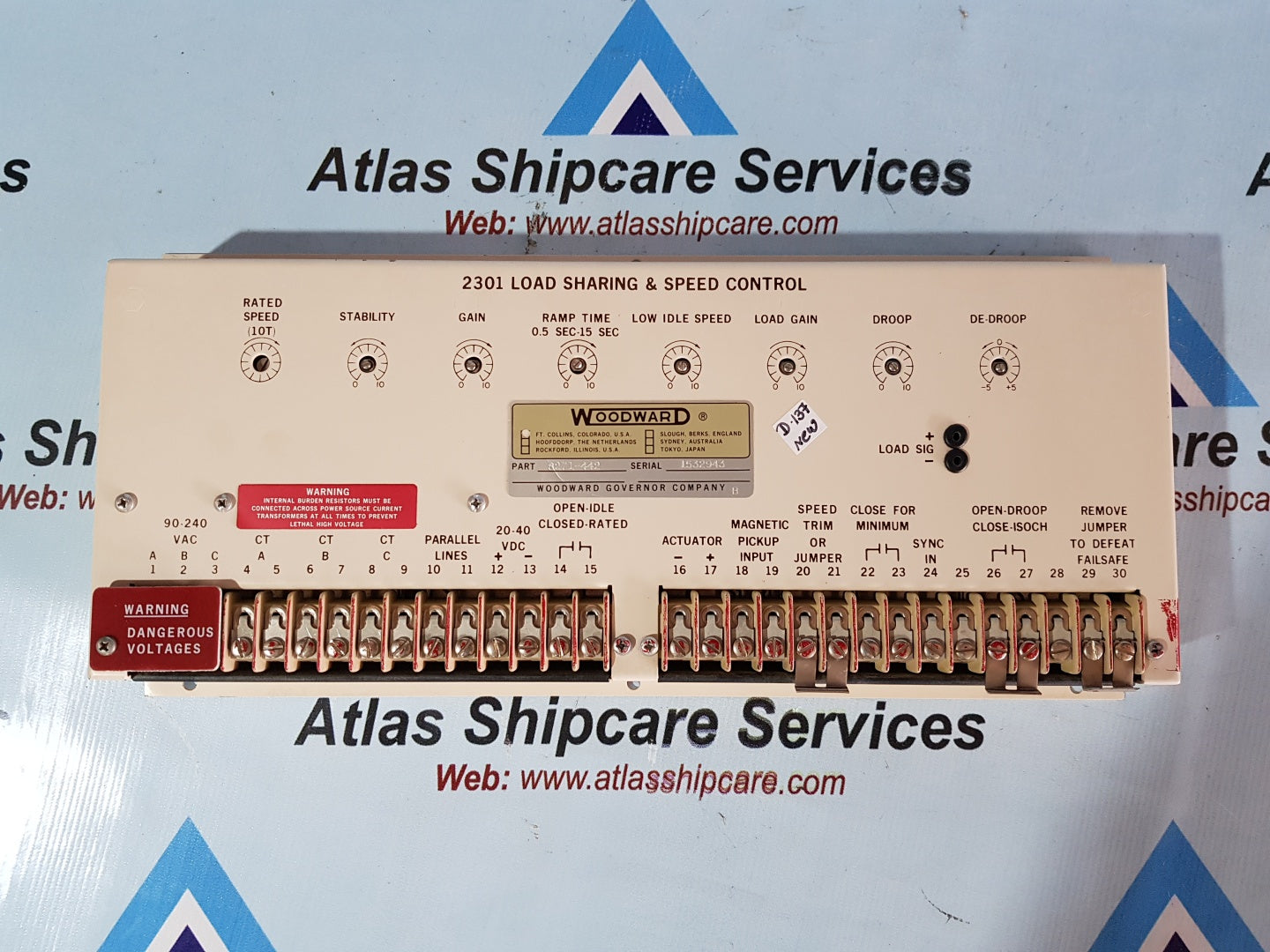 WOODWARD 8271-442 2301 LOAD SHARING & SPEED CONTROL