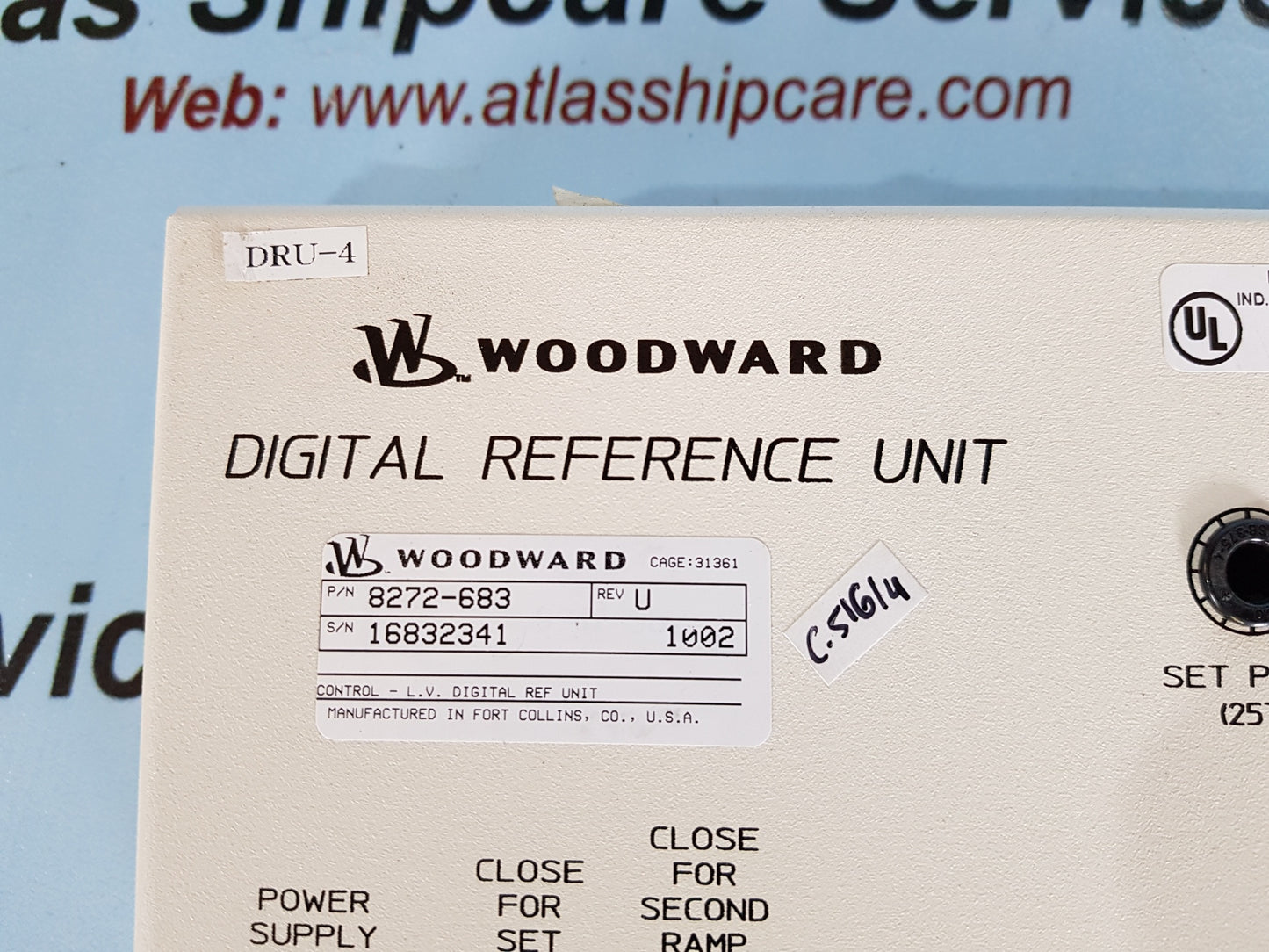 WOODWARD 8272-683 DIGITAL REFERANCE UNIT