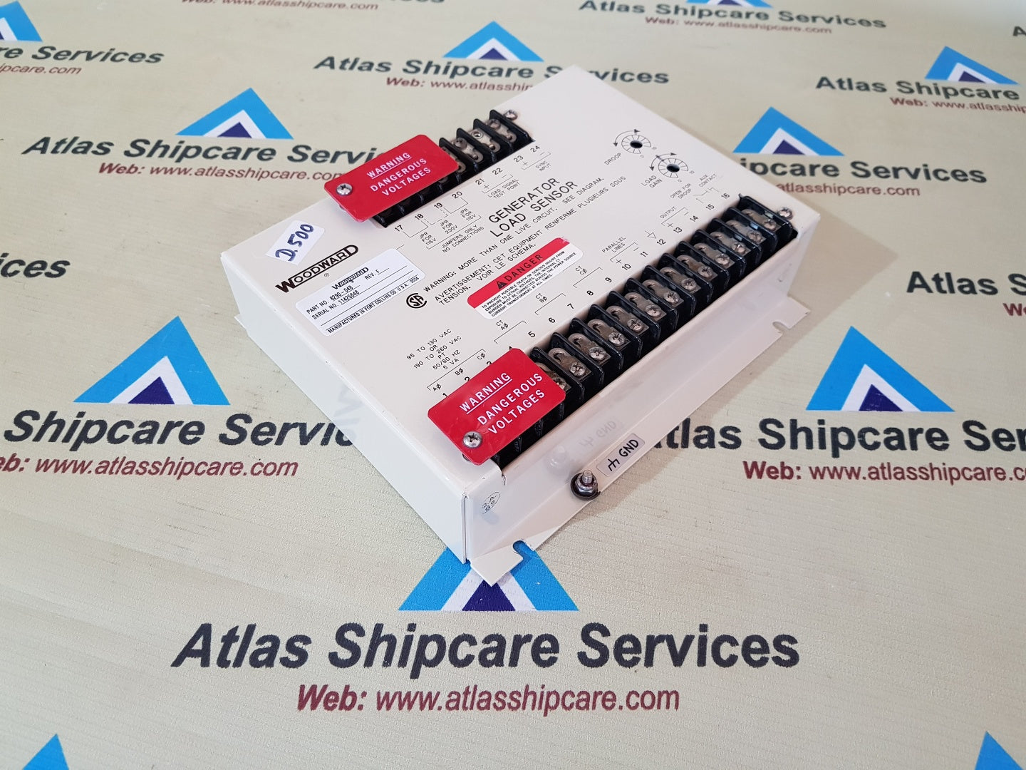 WOODWARD 8290-048 GENERATOR LOAD SENSOR – Atlas Shipcare Services