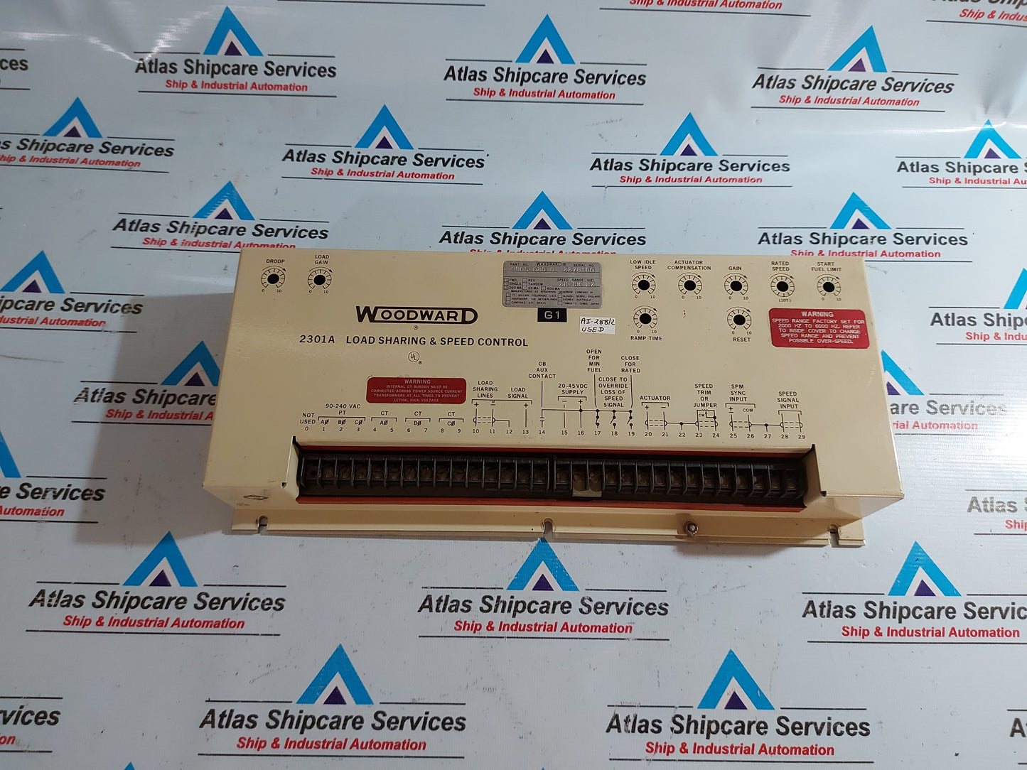 WOODWARD 9905-020 2301A LOAD SHARING & SPEED CONTROL REV.C