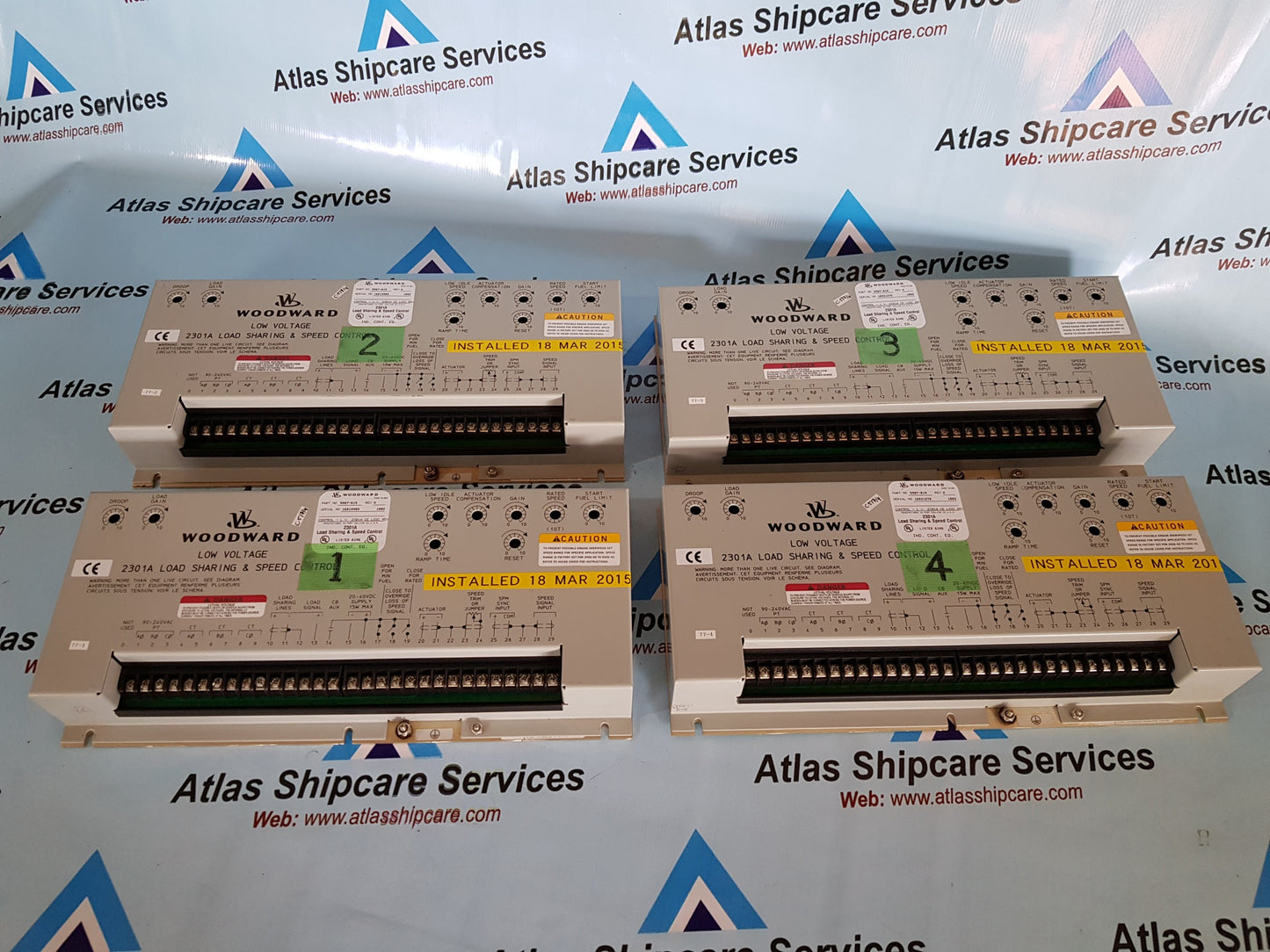 WOODWARD 9907-019 LOW VOLTAGE 2301A LOAD SHARING & SPEED CONTROL