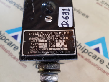 WOODWARD GOVERNOR S-40 SPEED ADJUSTING MOTOR 110V 50/60HZ