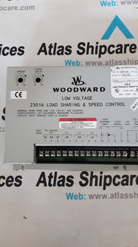 WOODWARD LOW VOLTAGE 2301 A LOAD SHARING & SPEED CONTROL PN 9907 018