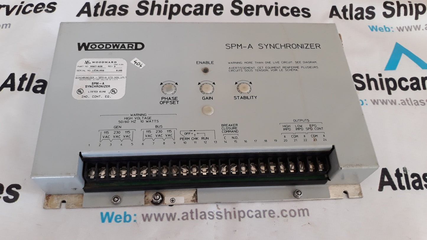 WOODWARD SPM-A SYNCHRONIZER 9907-028