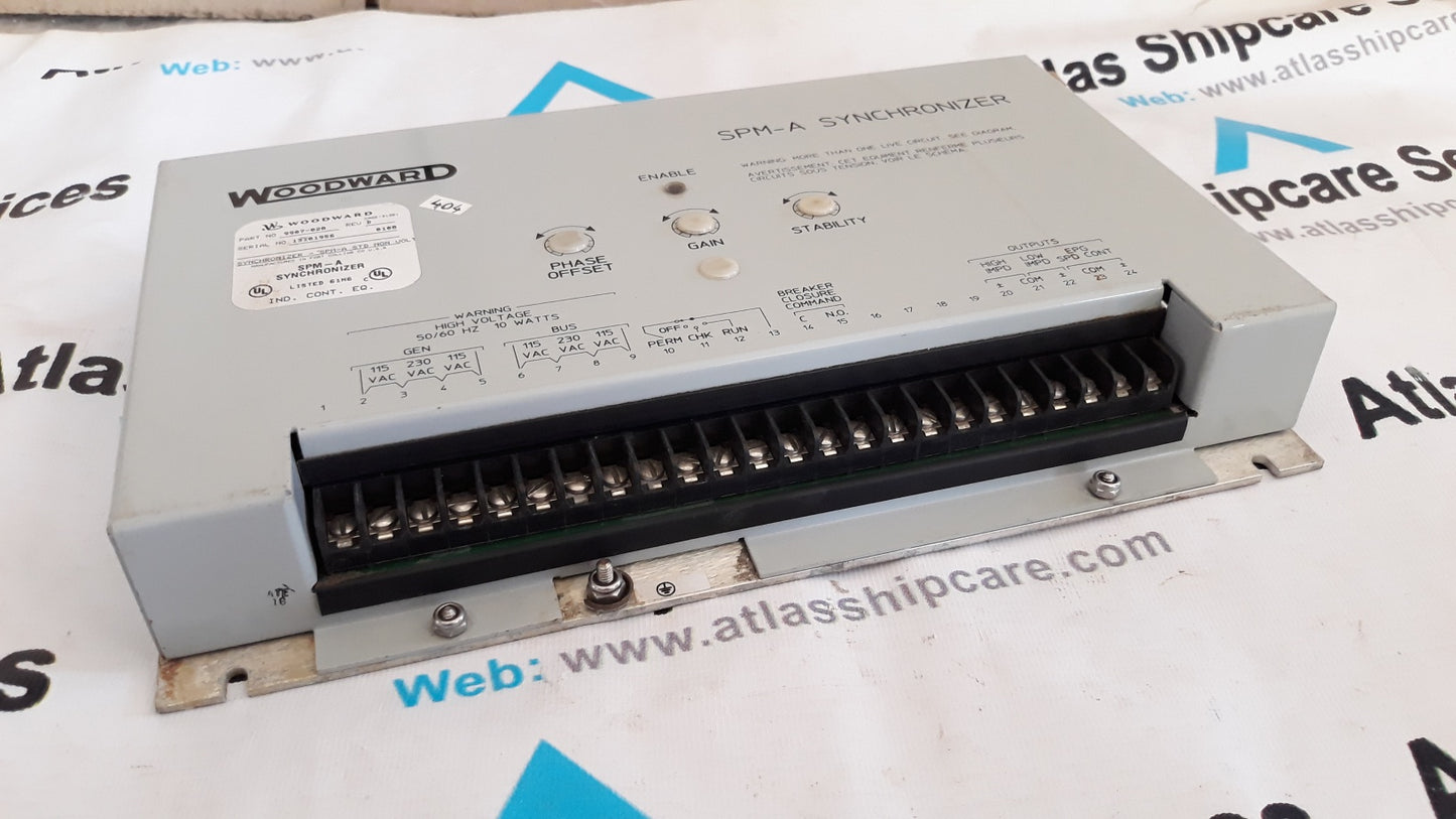 WOODWARD SPM-A SYNCHRONIZER 9907-028