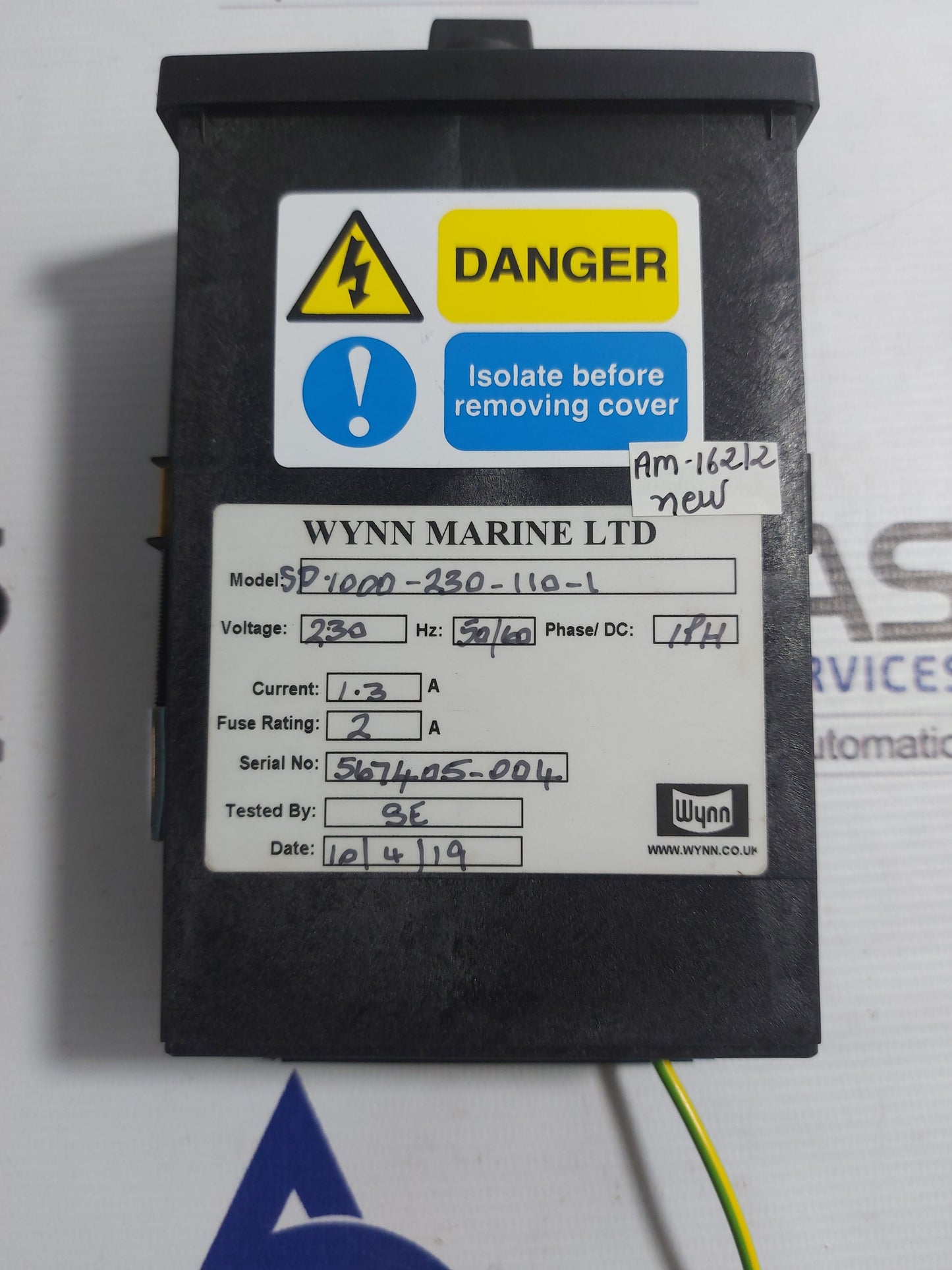 WYNN SERIES 1000 SP1000-230-110-1 WIPER CONTROLLER