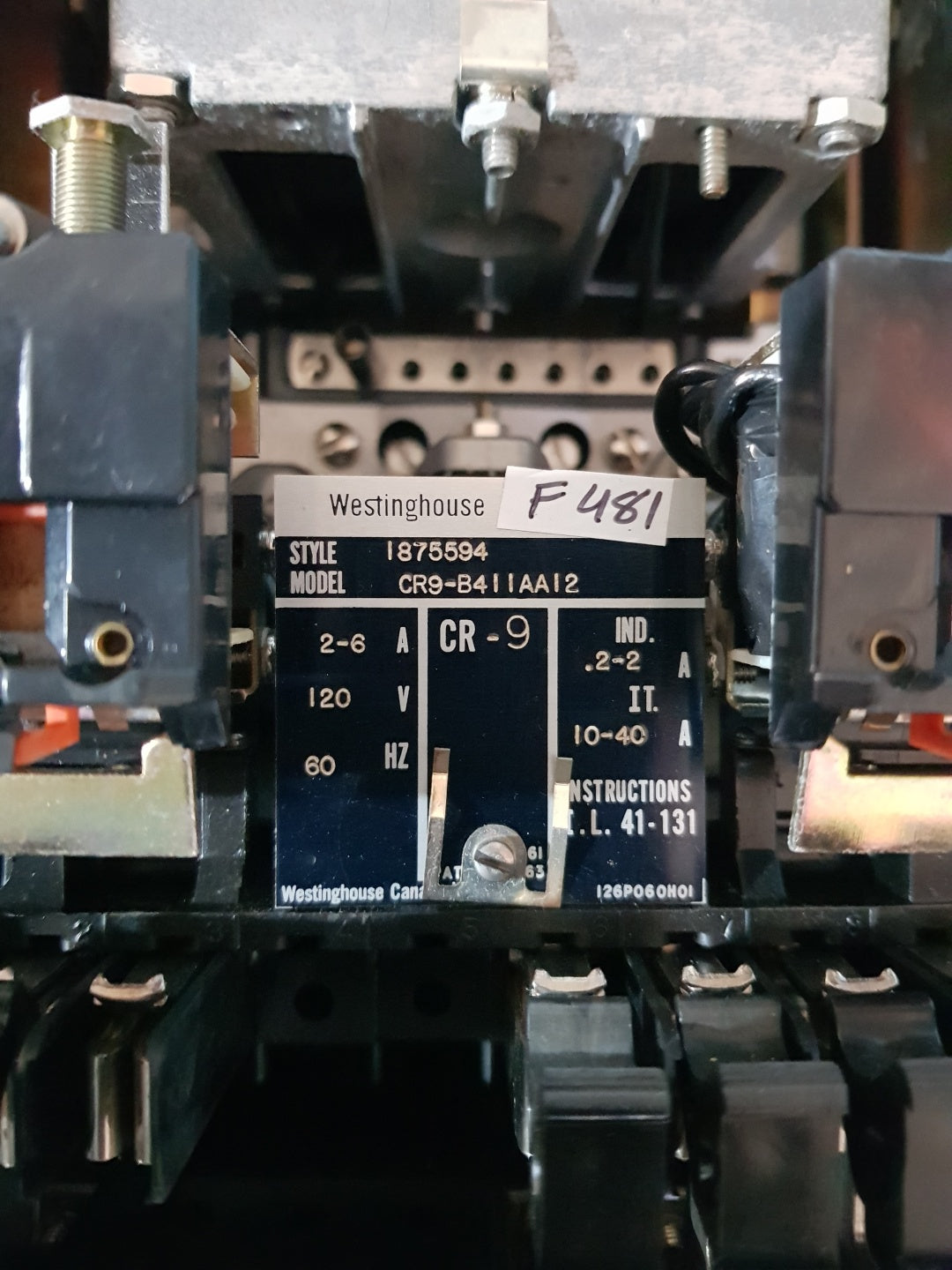 Westinghouse CR-9 Directional Overcurrent Relay