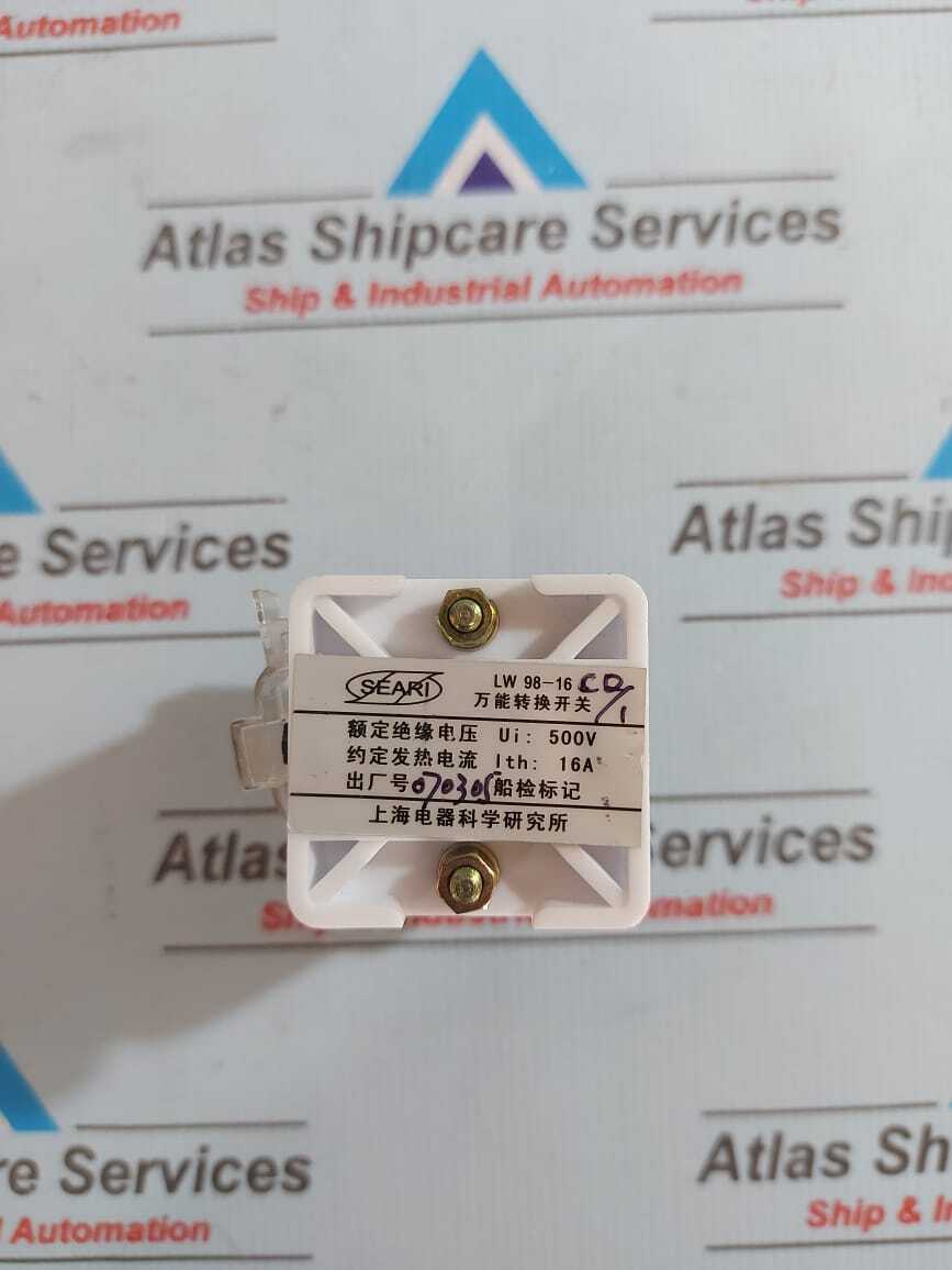 SHANGHAI ELECTRICAL LW 98-16 CQ/1 UNIVERSAL TRANSFER SWITCH