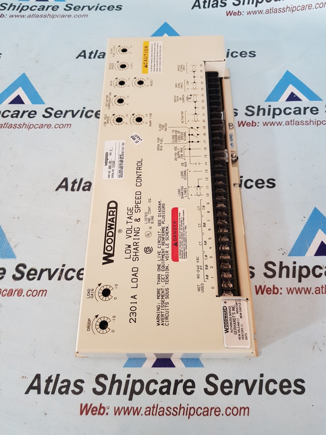 Woodward 9905-020 Low Voltage 2301A Load Sharing & Speed Control