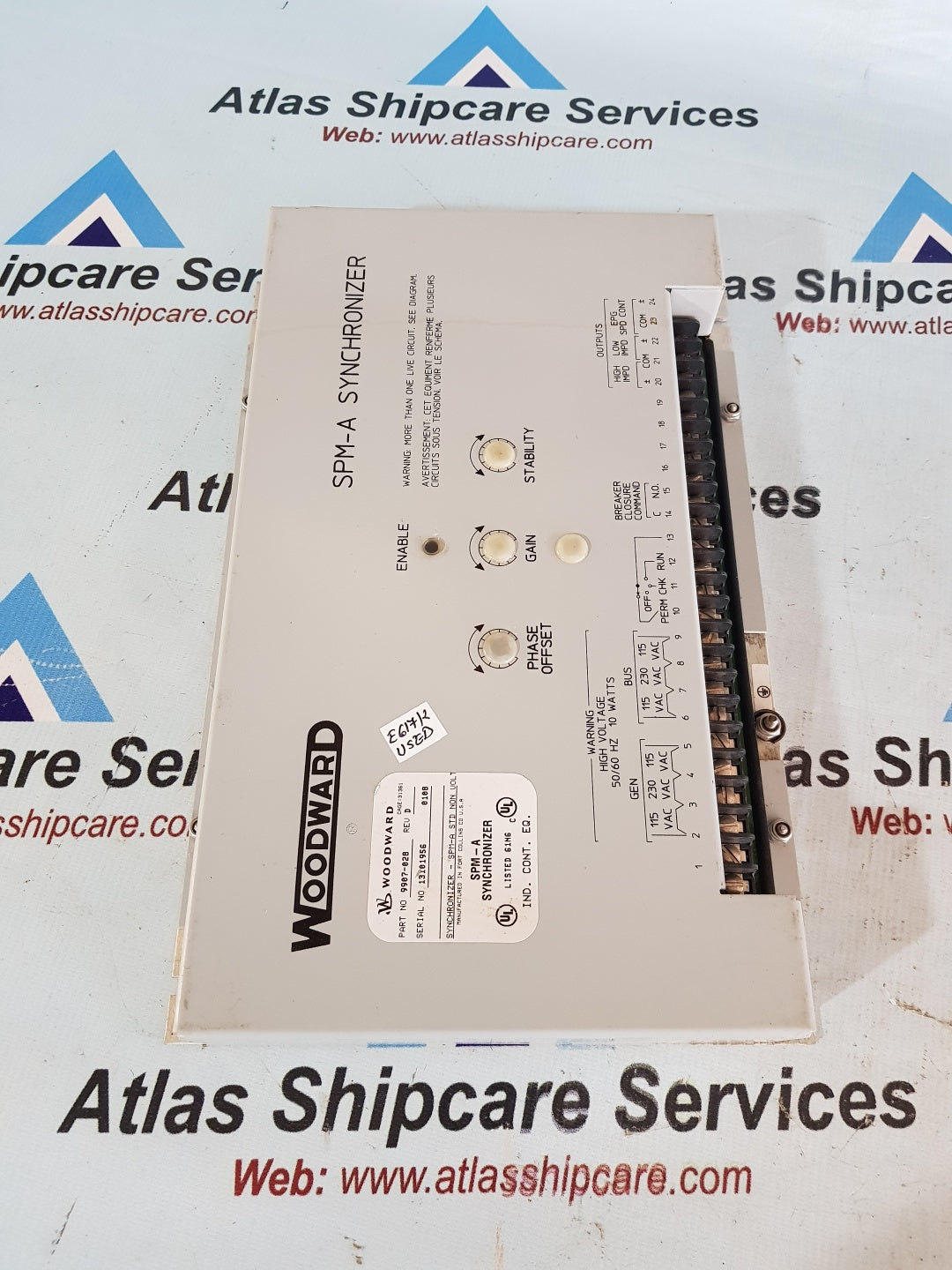 Woodward 9907-028 SPM-A Synchronizer