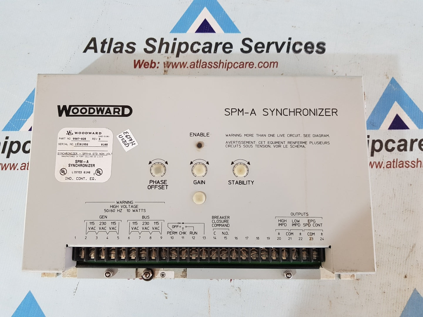 Woodward 9907-028 SPM-A Synchronizer