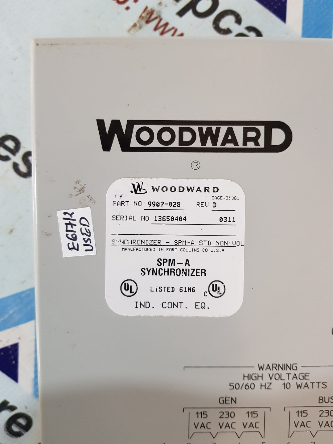 Woodward 9907-028 SPM-A Synchronizer