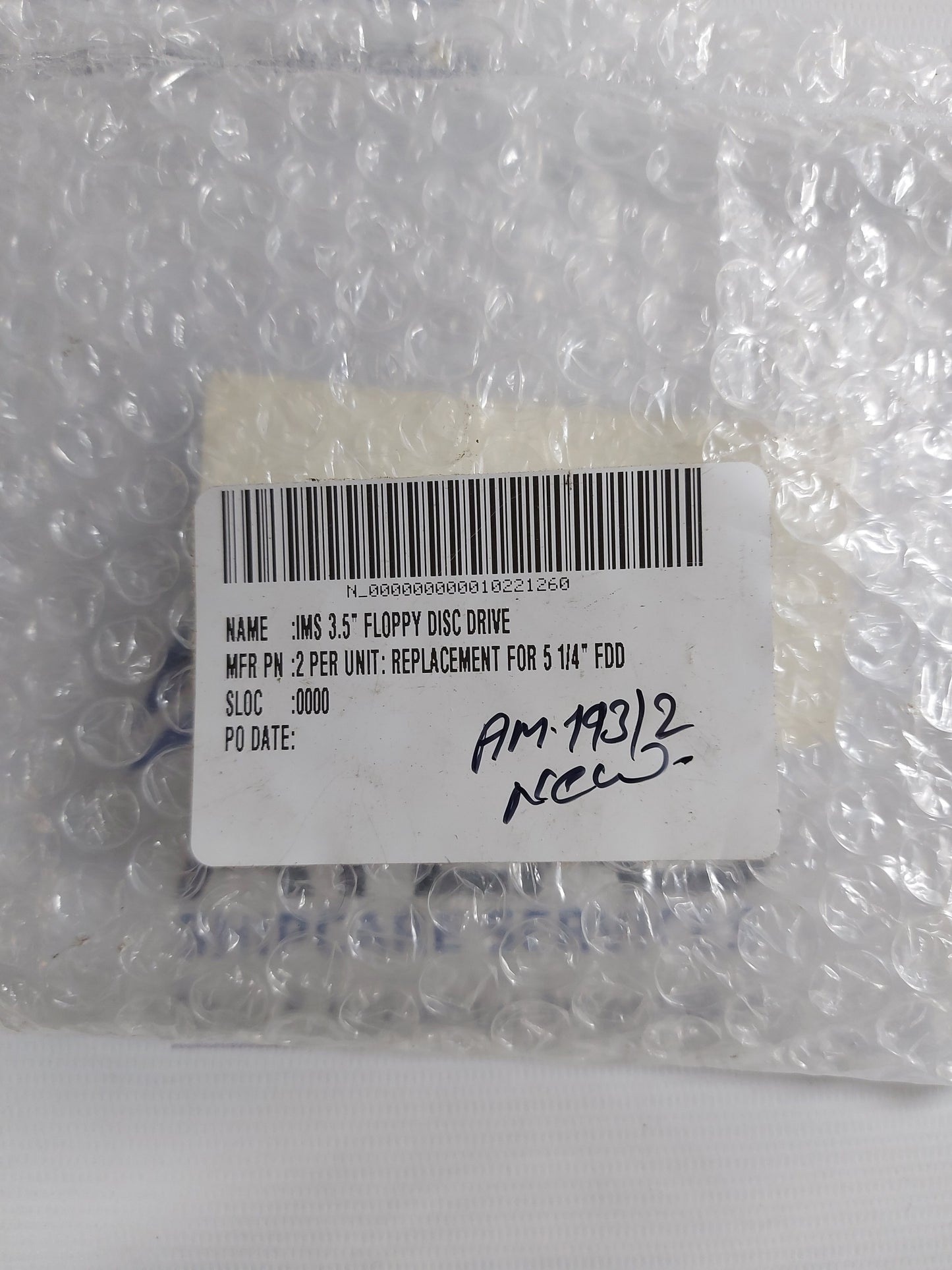 Y-E DATA YD-702D-6639D C IMS 3.5" FLOPPY DISK DRIVE