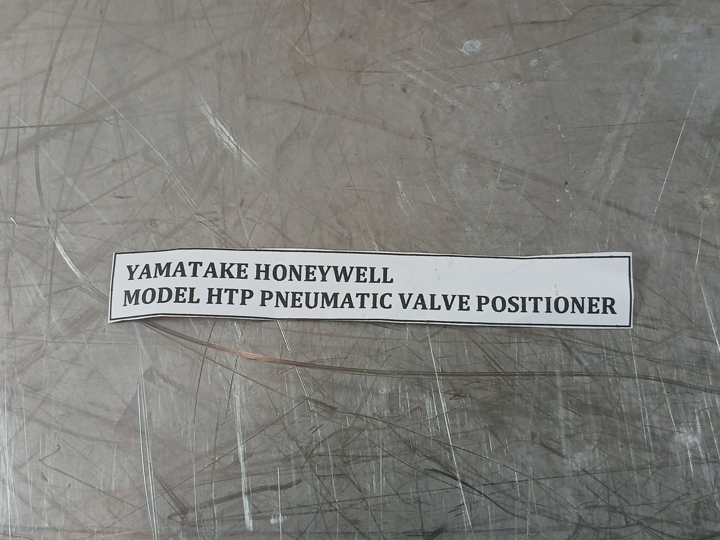 YAMATAKE-HONEYWELL HTP PNEUMATIC VALVE POSITIONER