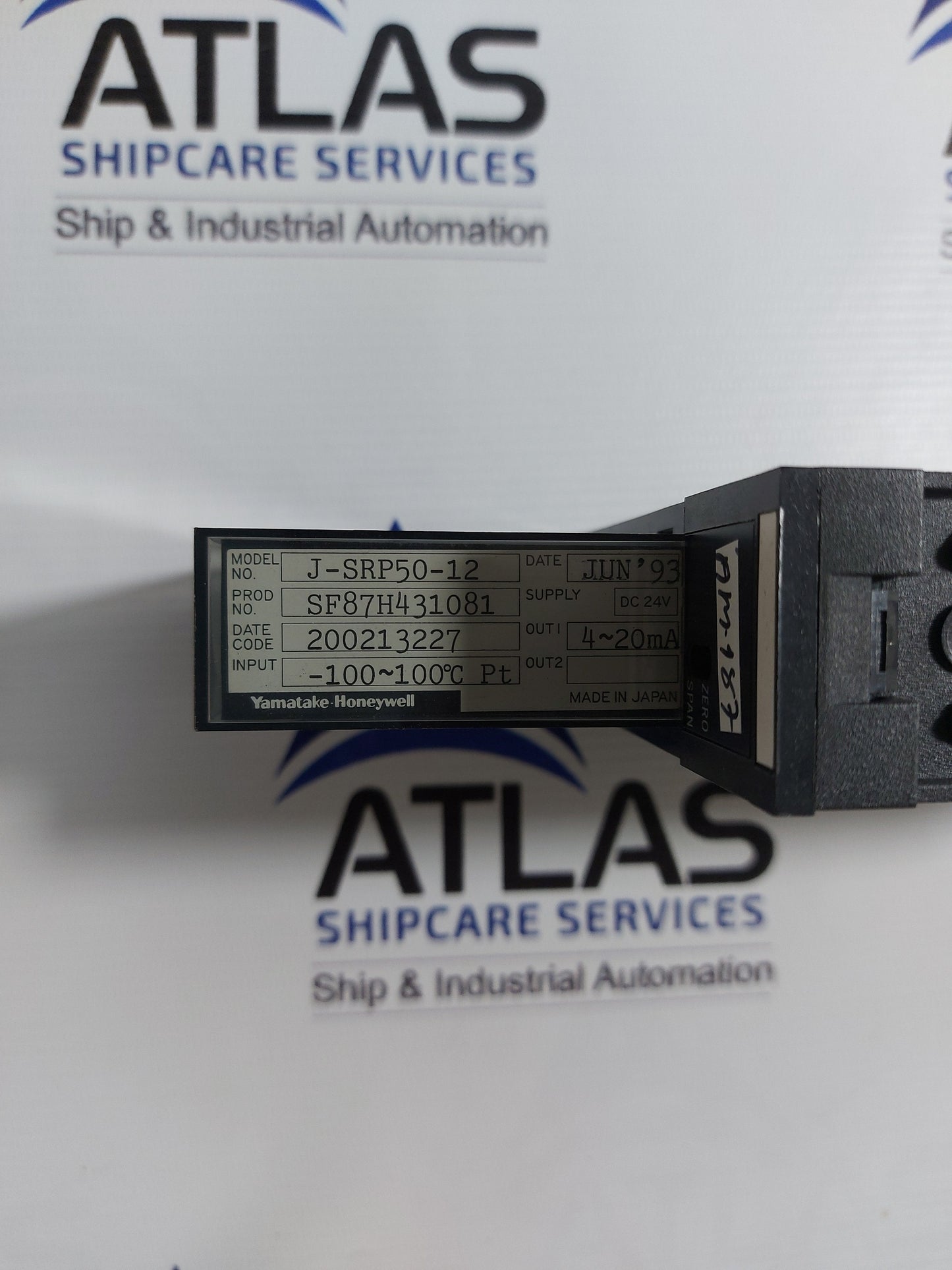 YAMATAKE-HONEYWELL J-SRP50-12 CONTROLLER MODULE -100 ~ 100'C Pt