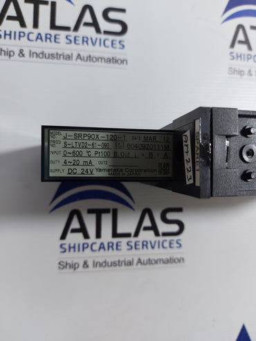 YAMATAKE AZBIL J-SRP90X-120-1 TEMPERATURE TRANSMITTER 0~600'C PT100