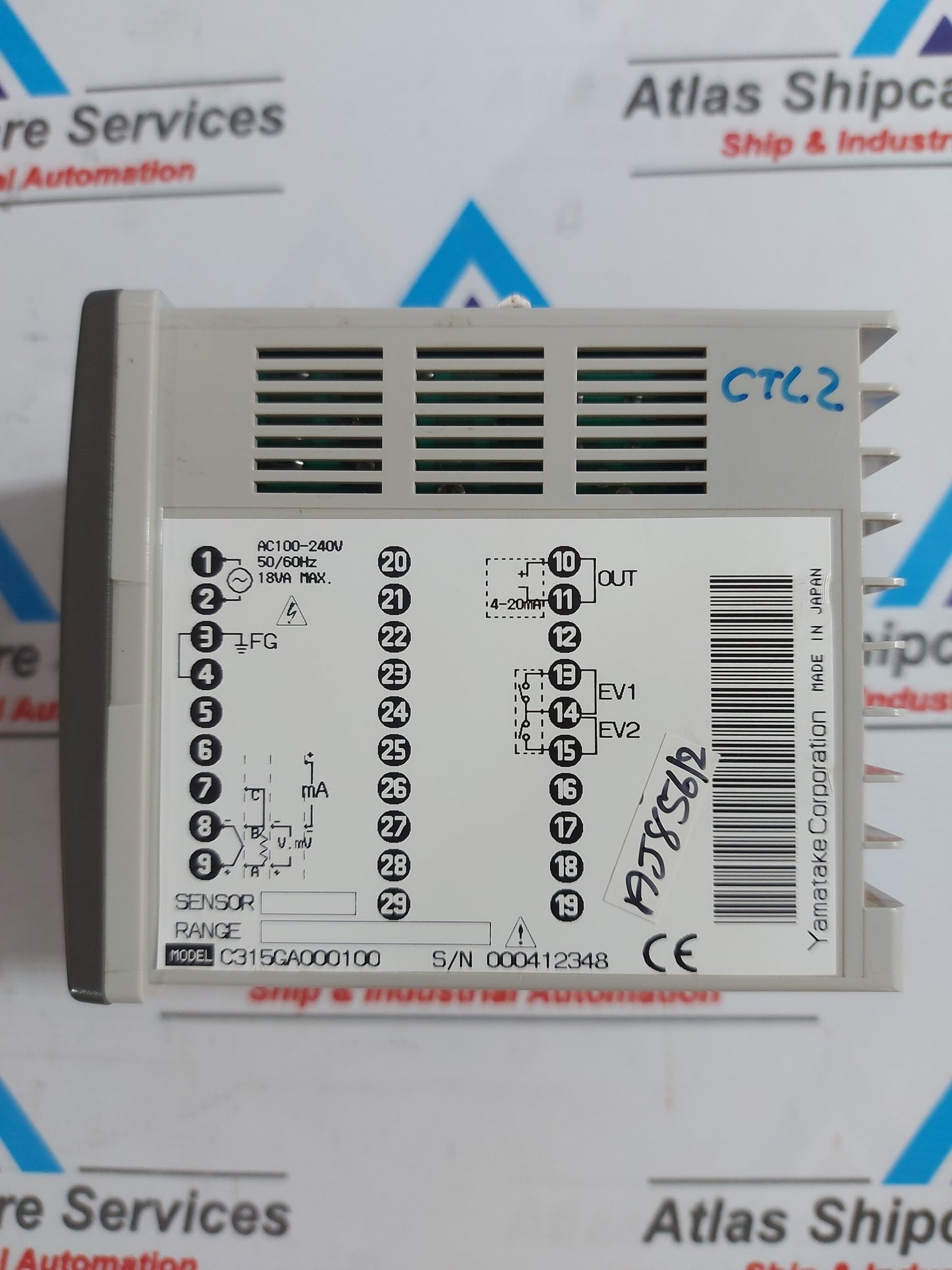 YAMATAKE SDC31 TEMPERATURE CONTROLLER C315GA000100 AC100-240V 50/60Hz